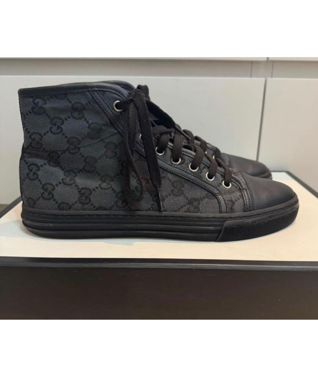 GUCCI Черные кеды, фото 9