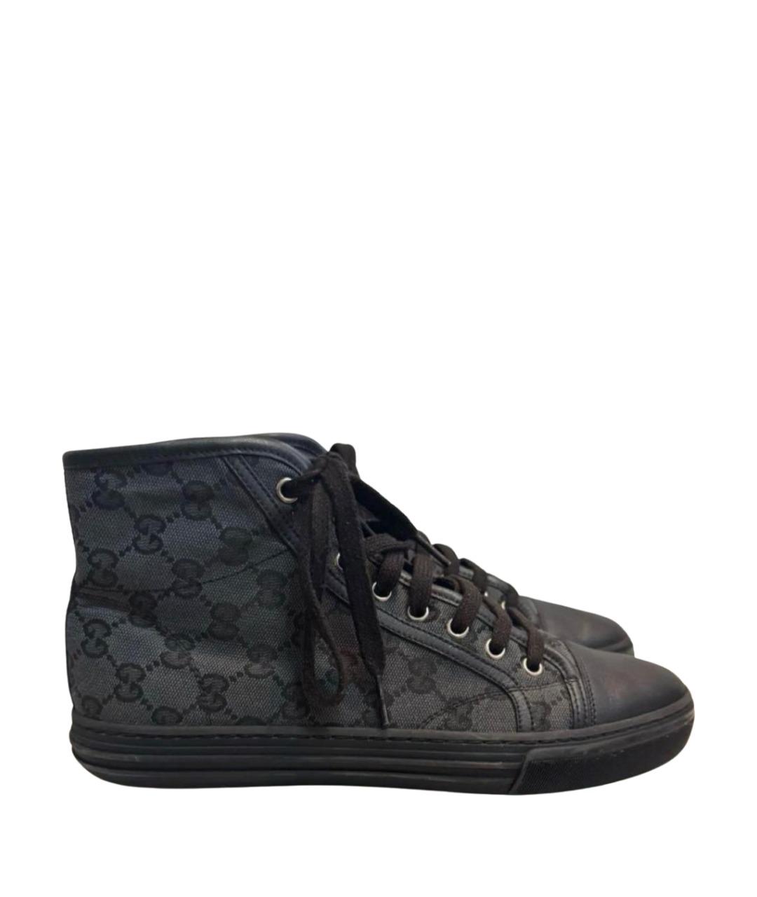 GUCCI Черные кеды, фото 1