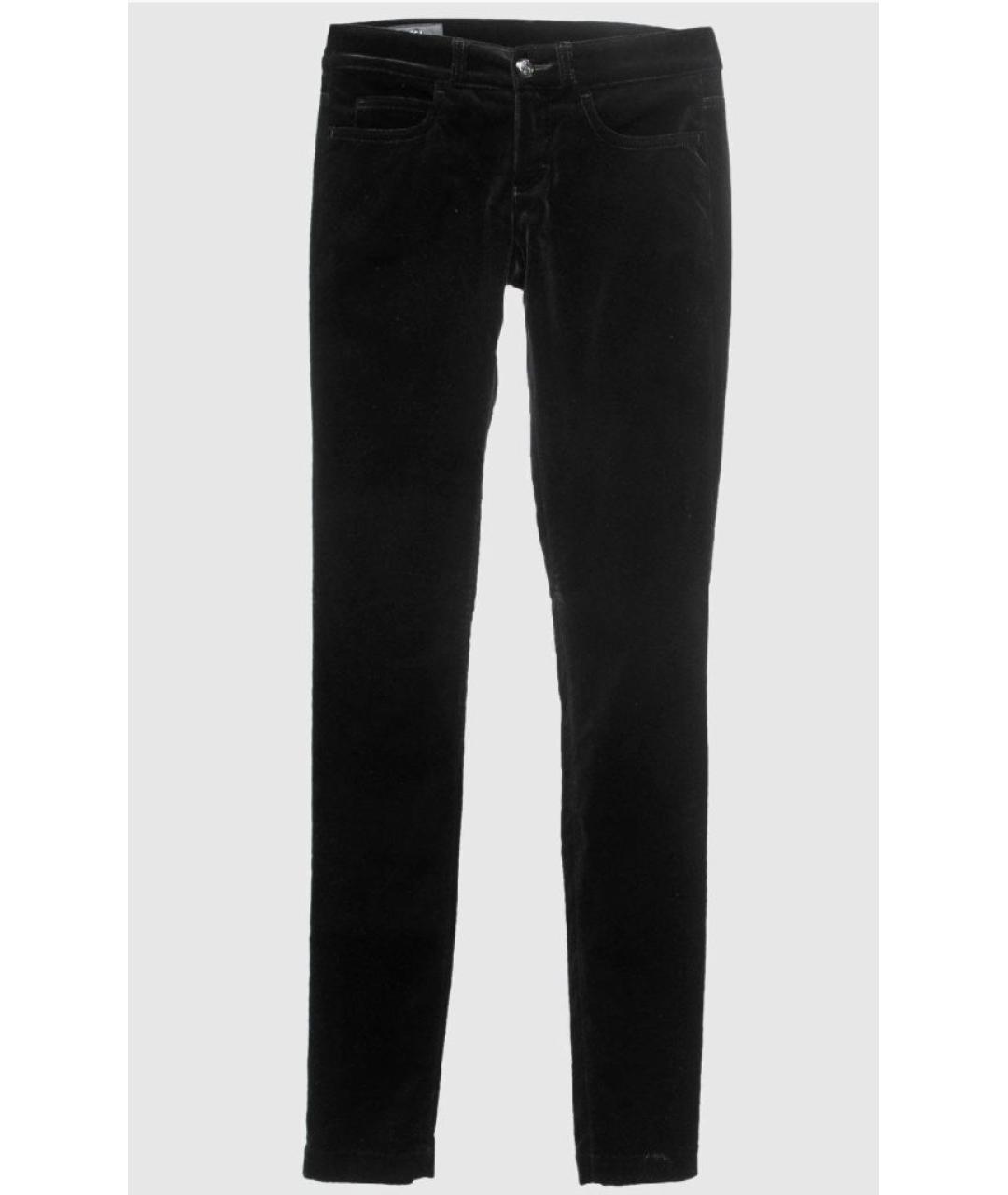 GUCCI Черные хлопковые брюки узкие, фото 8