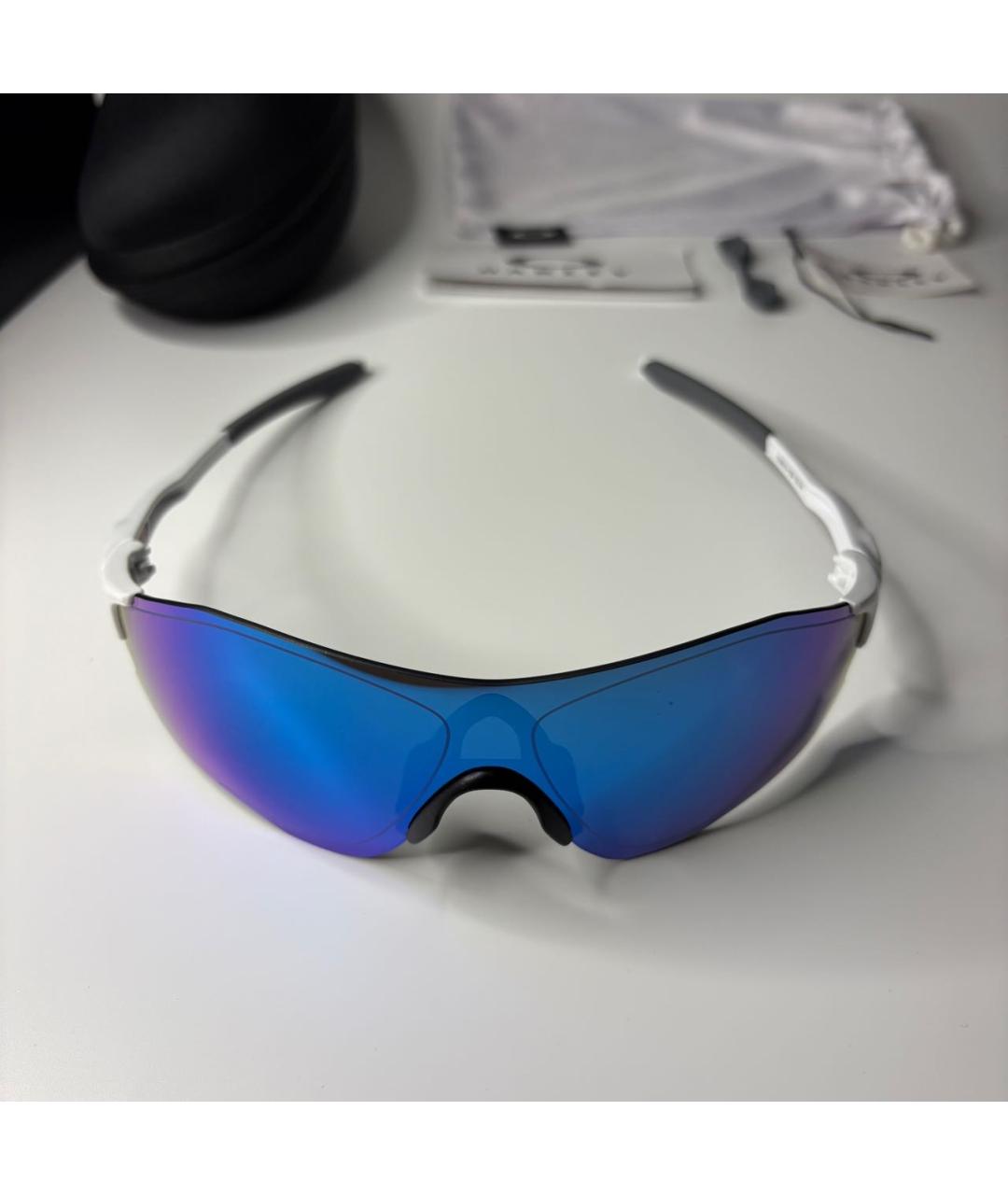 OAKLEY Синие пластиковые солнцезащитные очки, фото 7