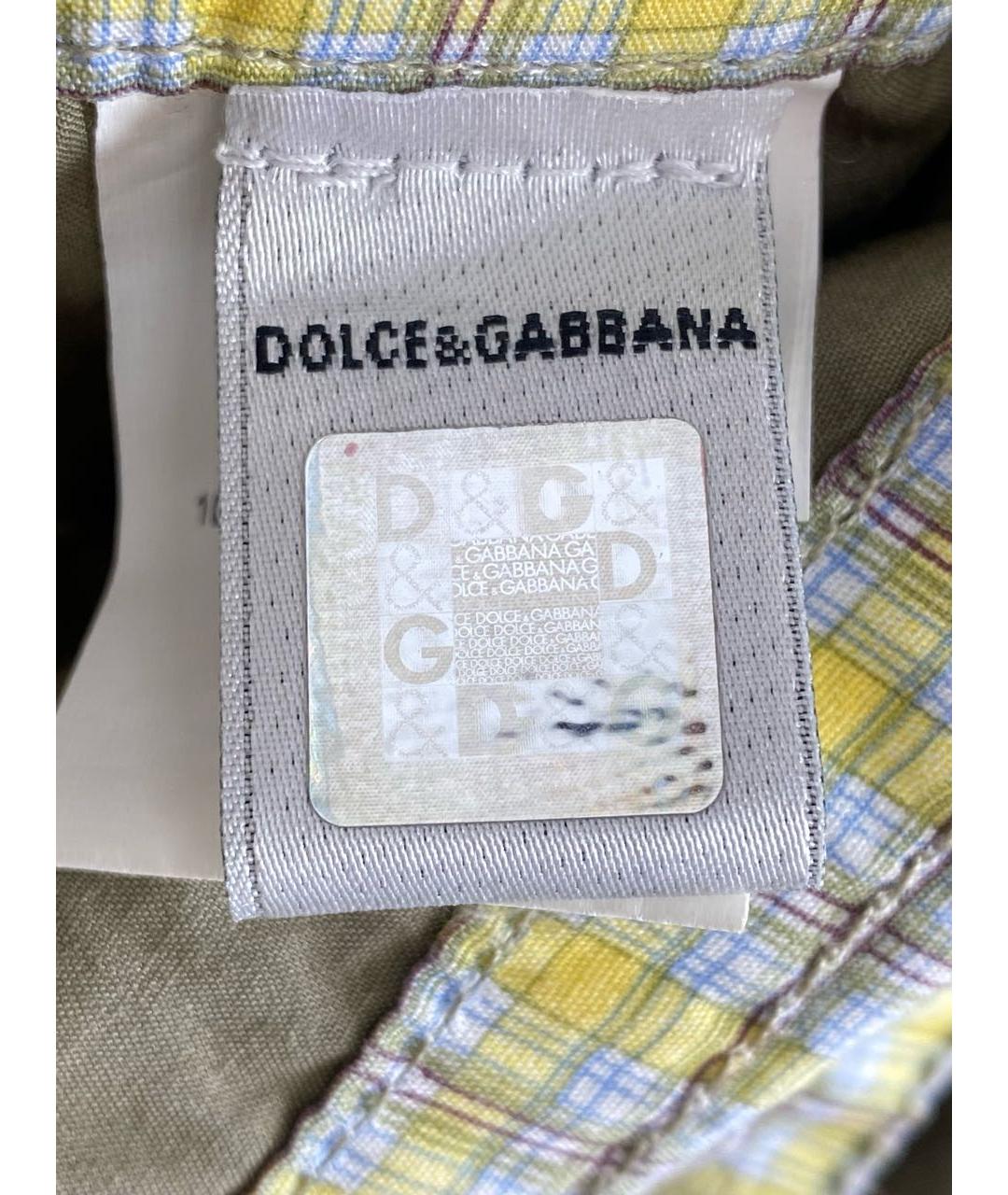 DOLCE&GABBANA Хлопковые брюки и шорты, фото 7