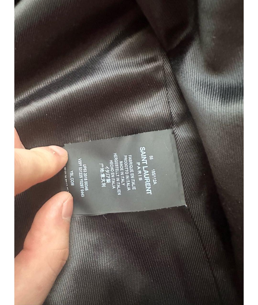 SAINT LAURENT Красная шерстяная куртка, фото 4