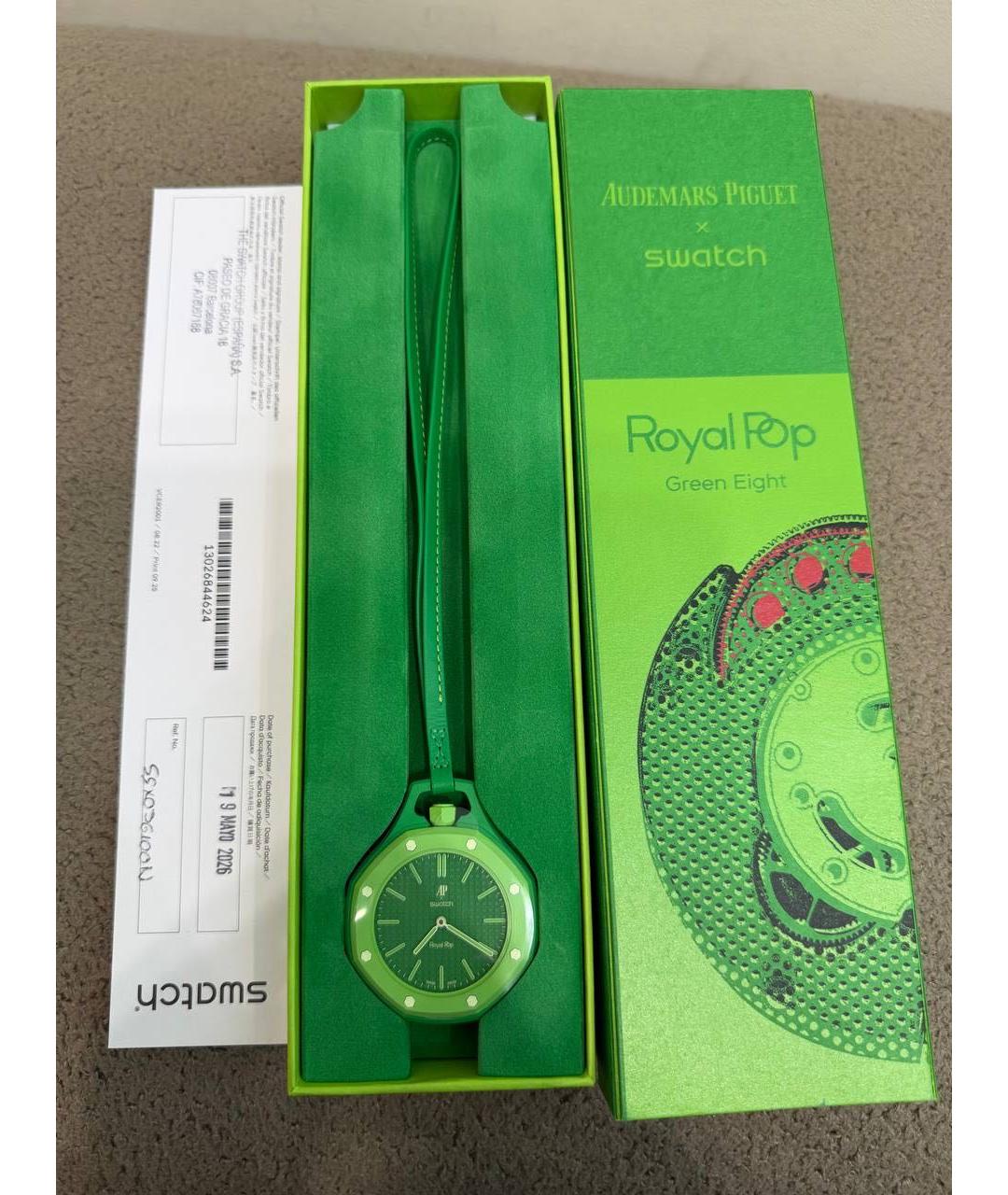 Swatch Зеленые часы, фото 2