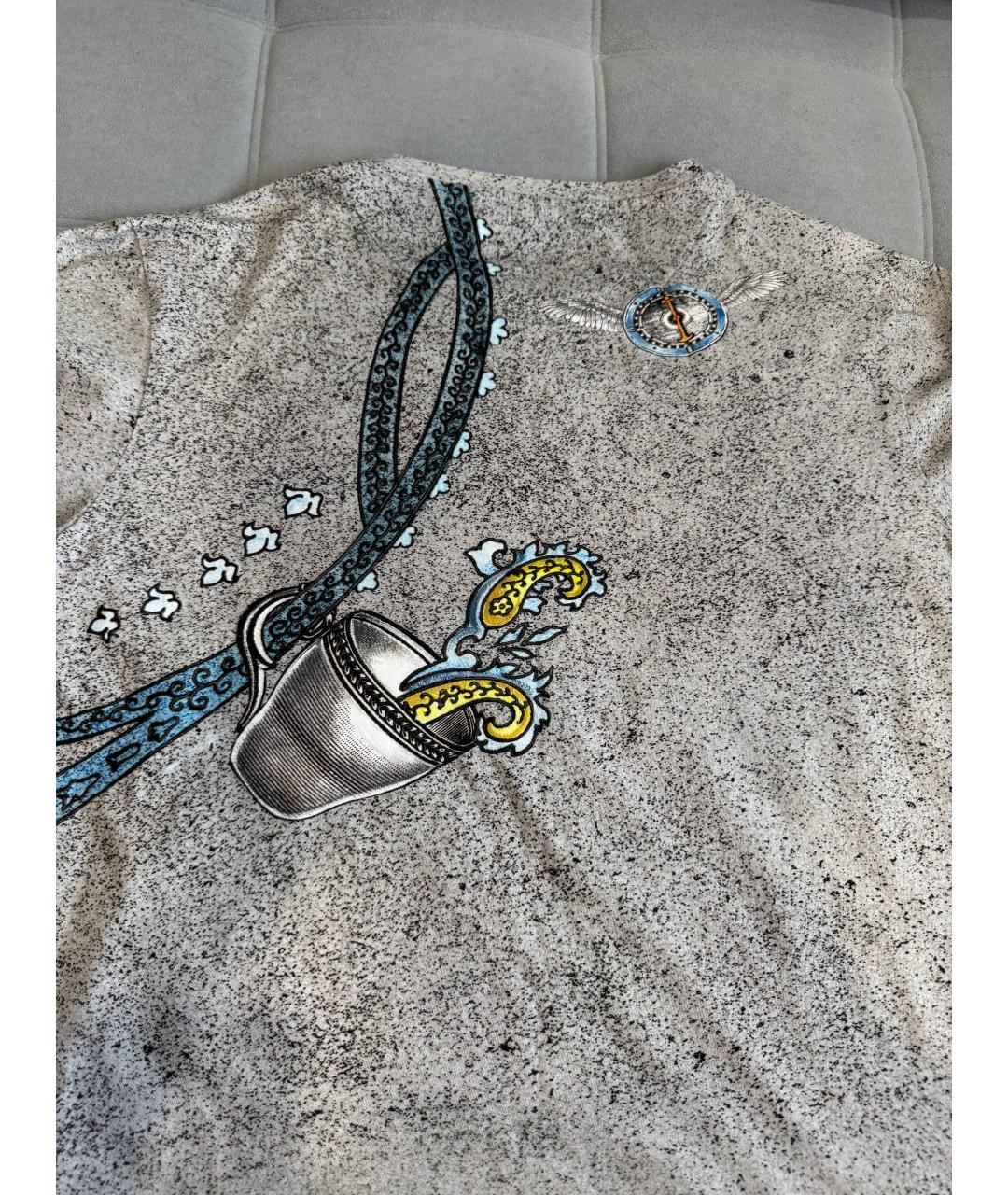 ETRO Серая хлопковая футболка, фото 3