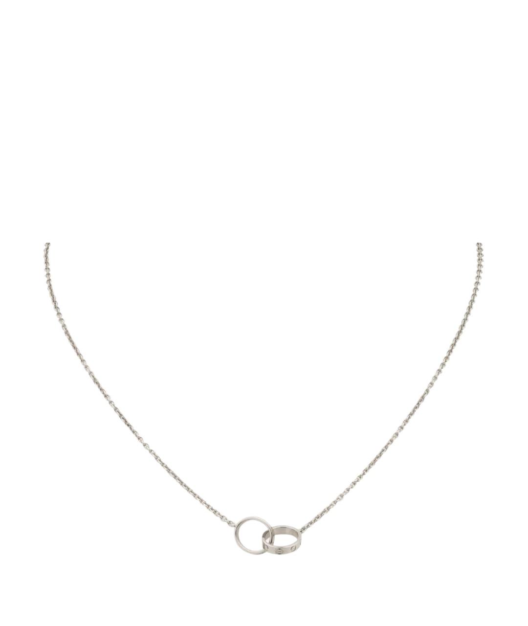 CARTIER Белое колье из белого золота, фото 1