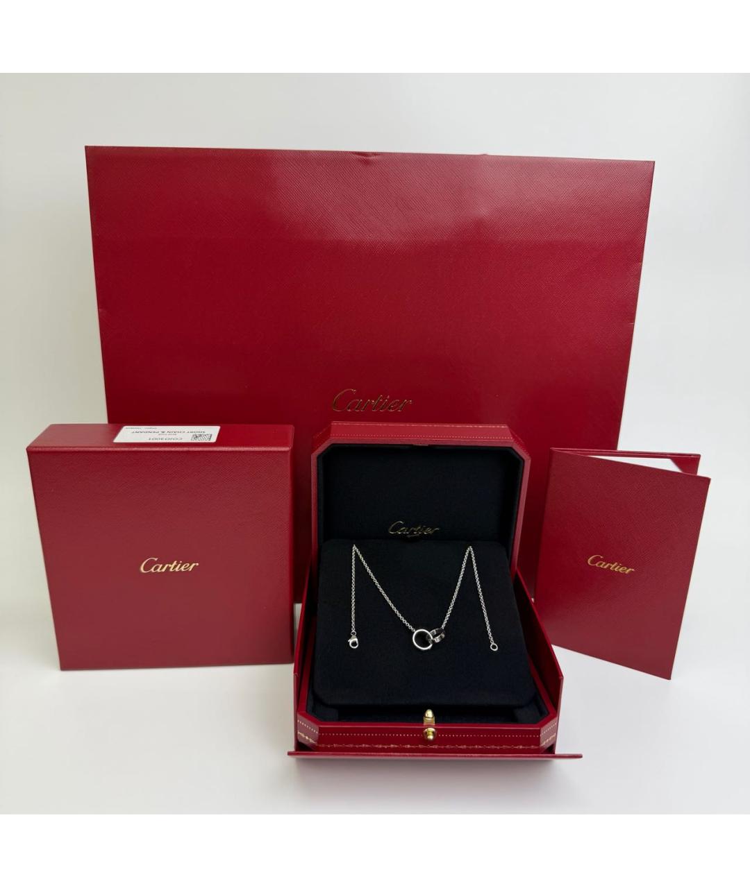 CARTIER Белое колье из белого золота, фото 2