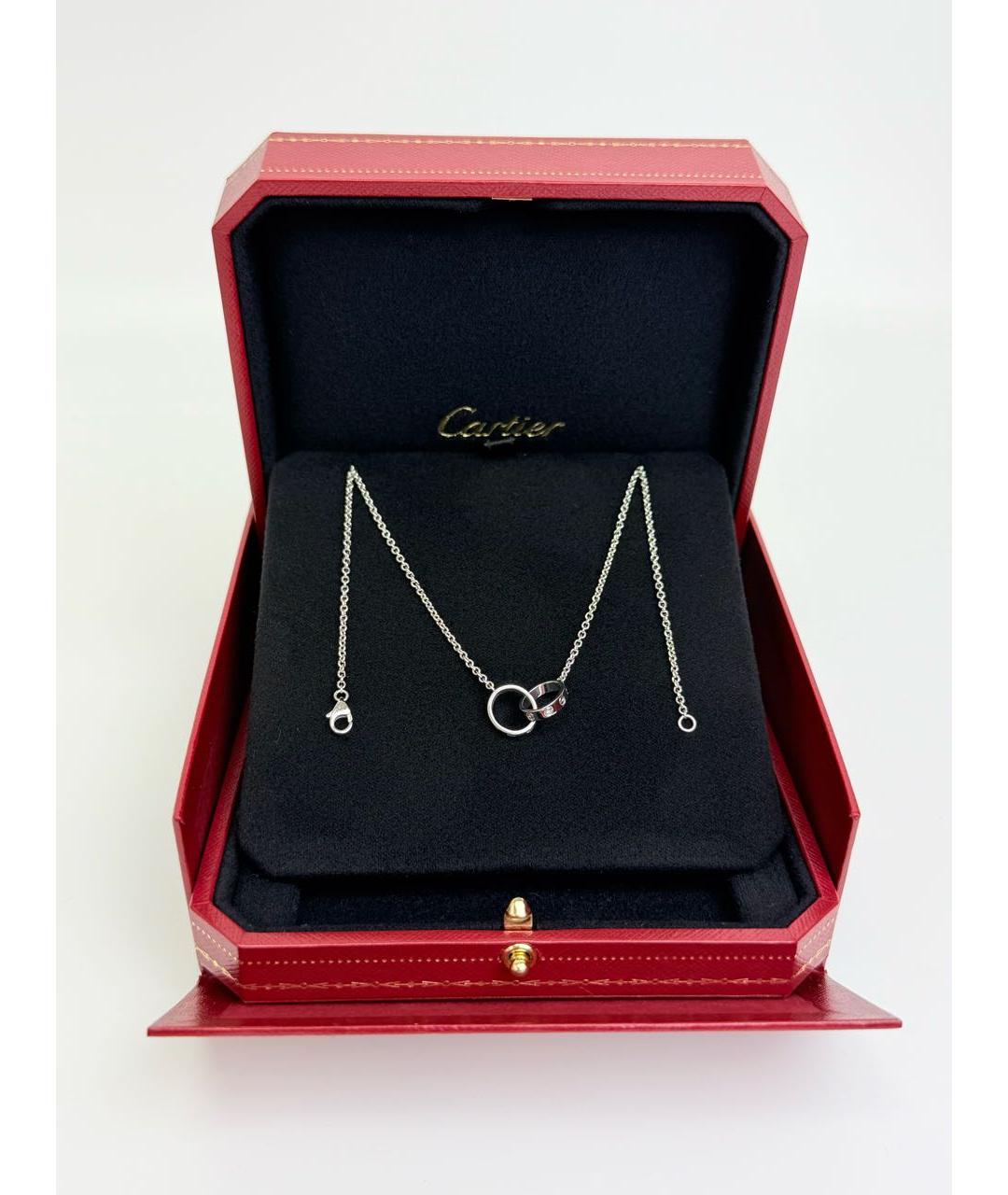CARTIER Белое колье из белого золота, фото 4