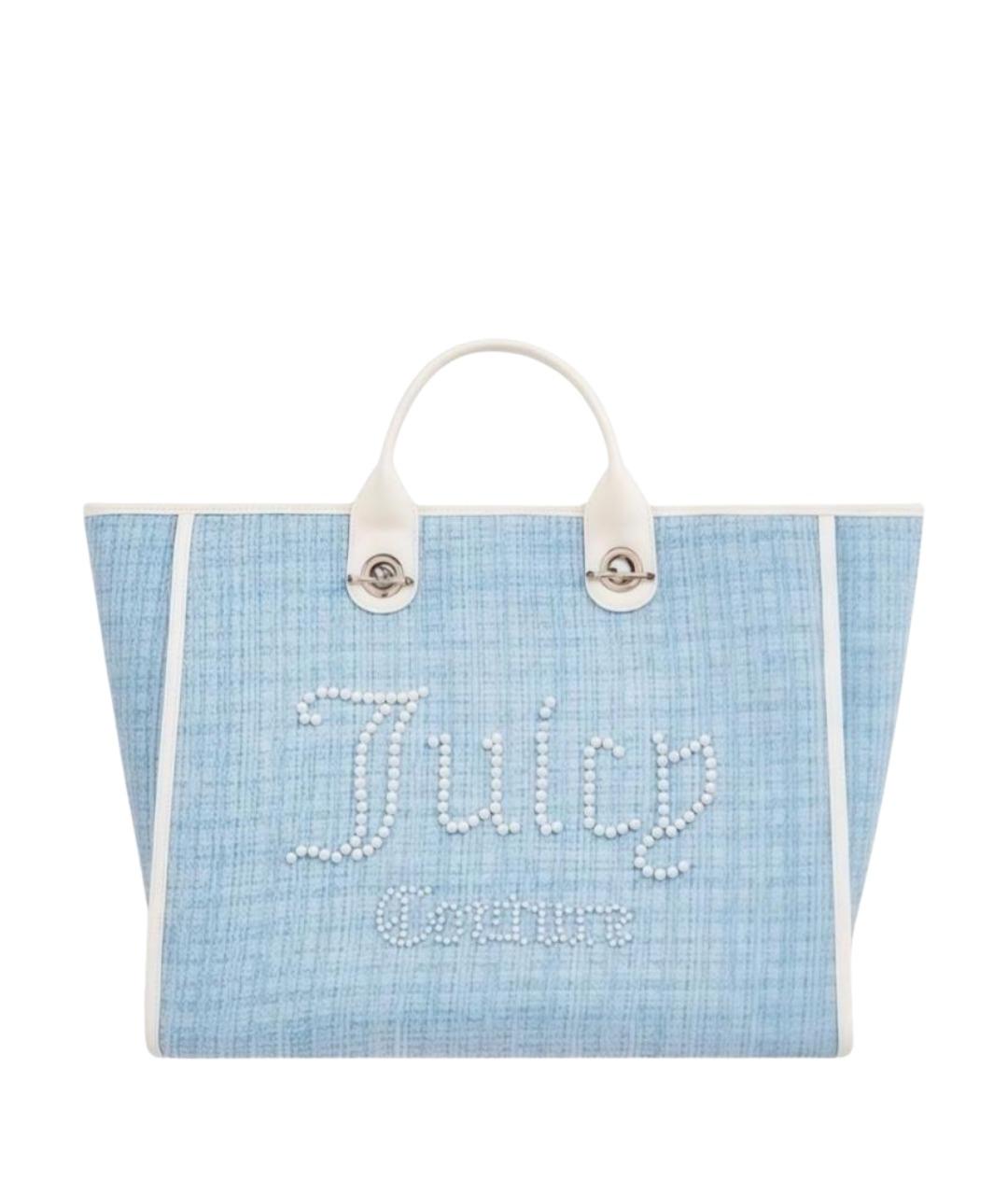 JUICY COUTURE Голубая сумка тоут, фото 1