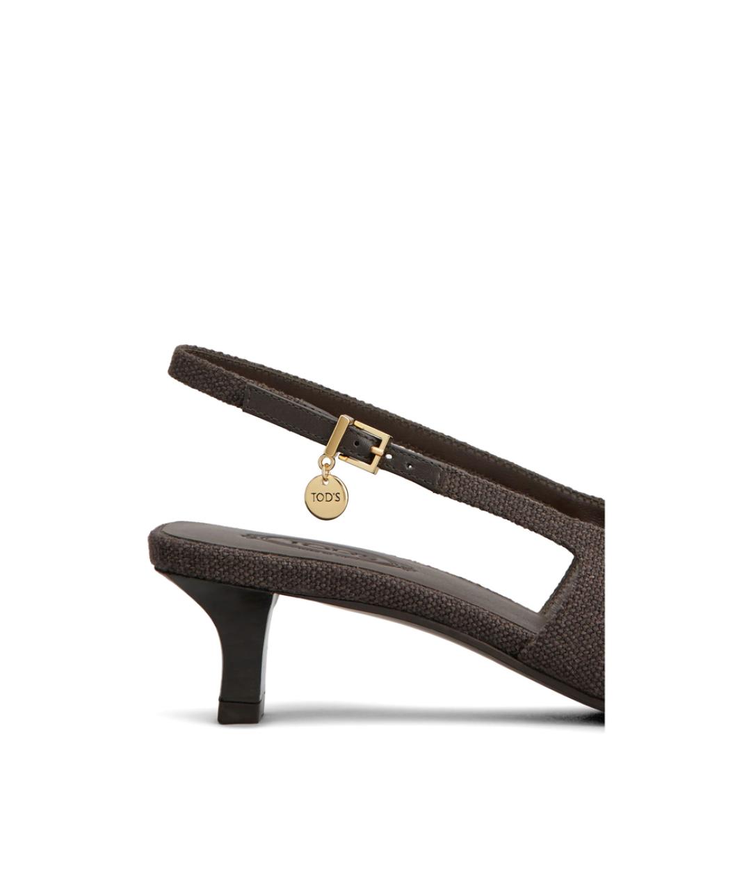 TOD'S Коричневые туфли, фото 2