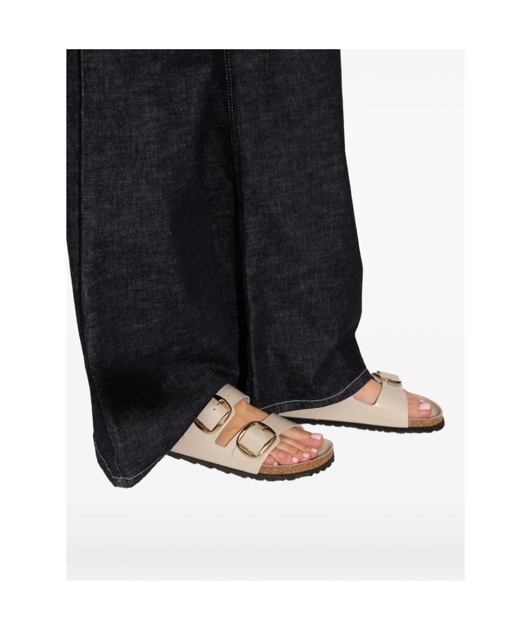 BIRKENSTOCK Белые кожаные сандалии, фото 2