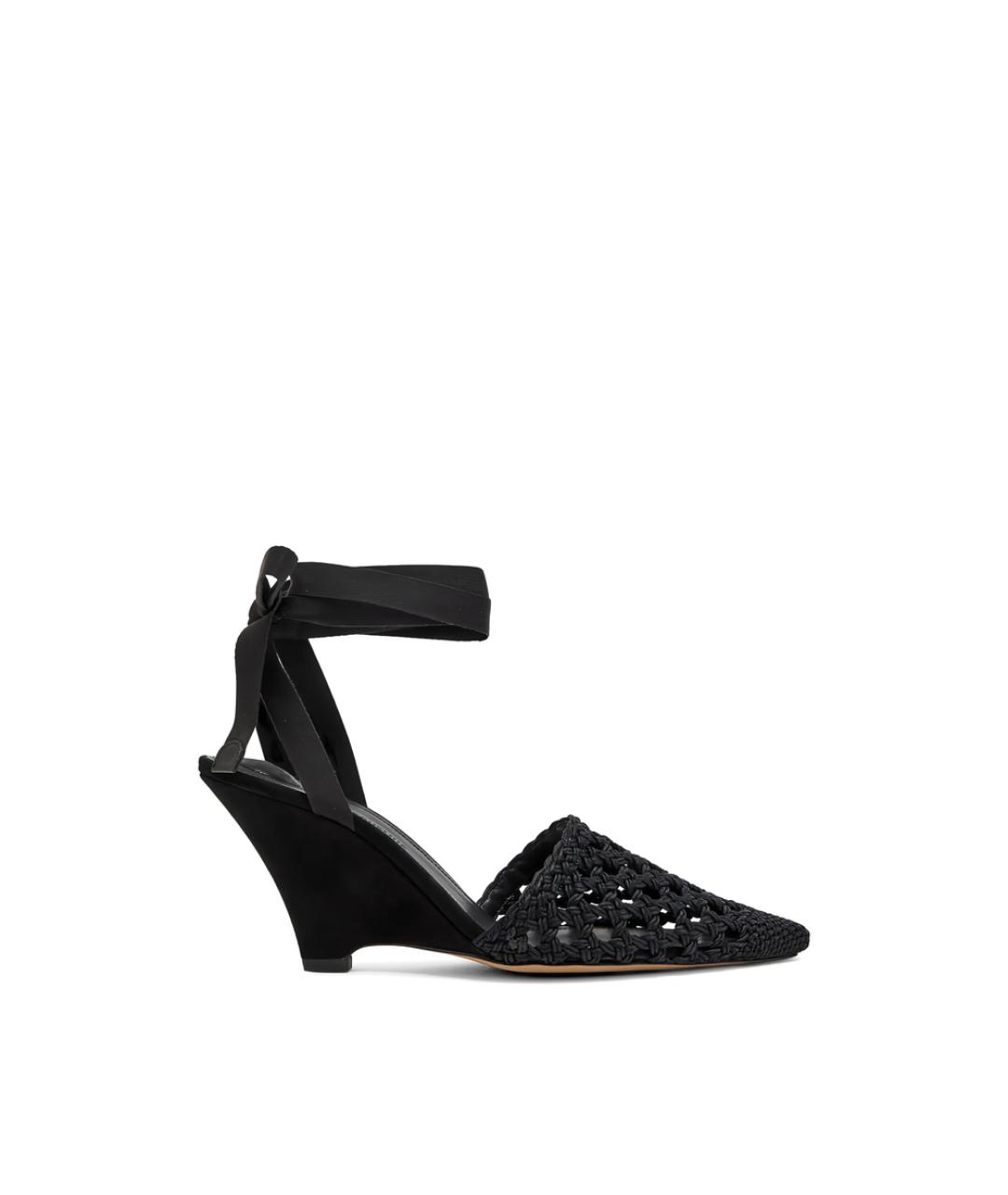 JACQUEMUS Черные текстильные туфли, фото 1