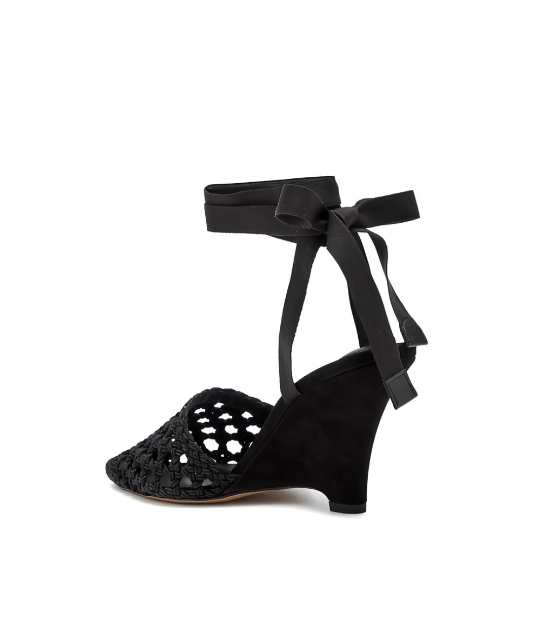 JACQUEMUS Черные текстильные туфли, фото 4