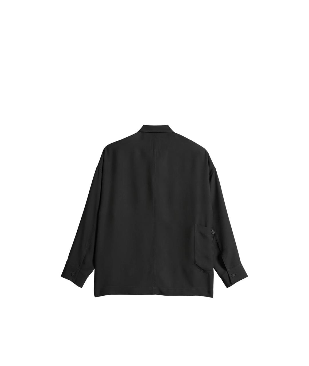 Y-3 Черная вискозная рубашка, фото 3