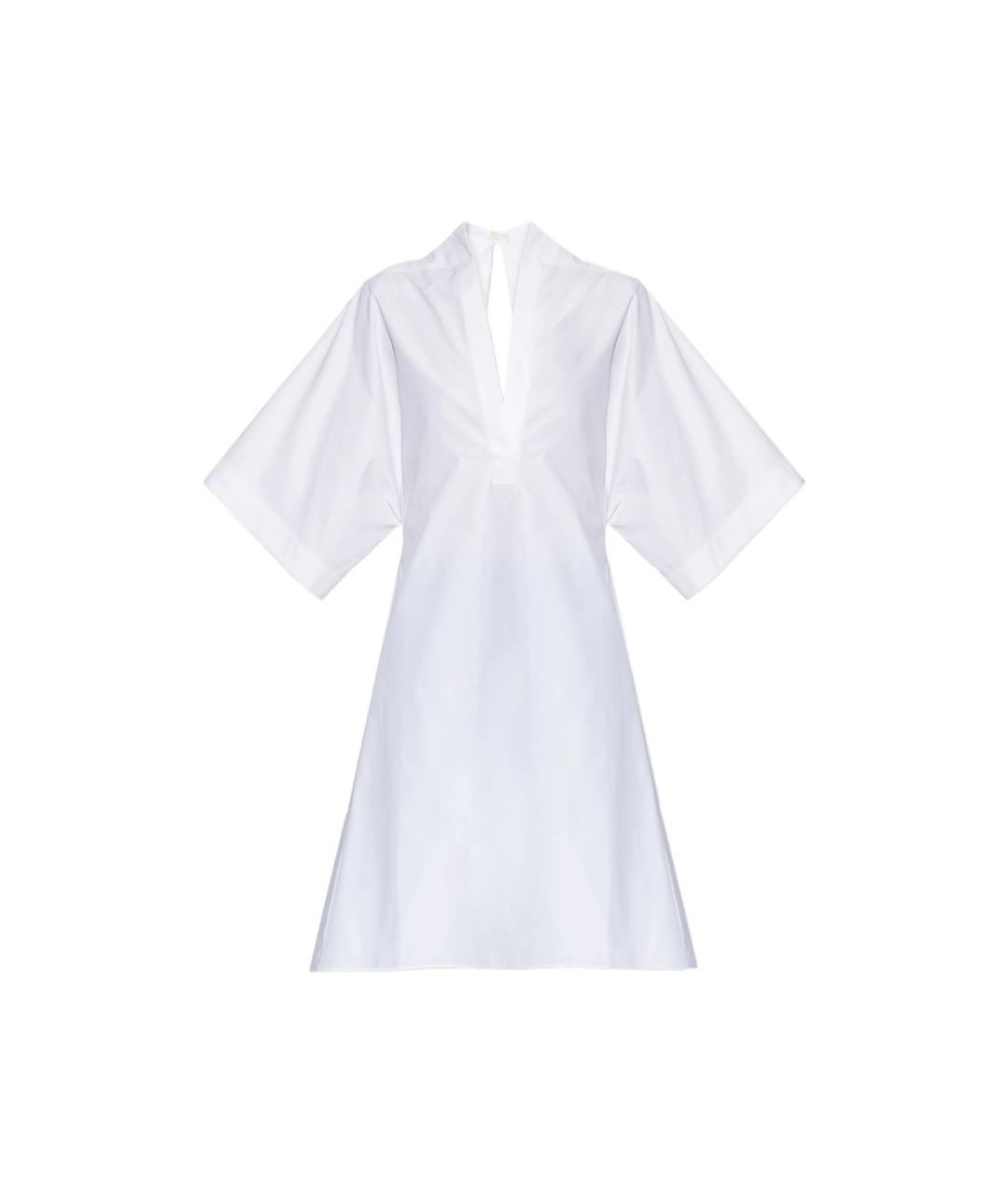 JACQUEMUS Белое хлопковое повседневное платье, фото 1