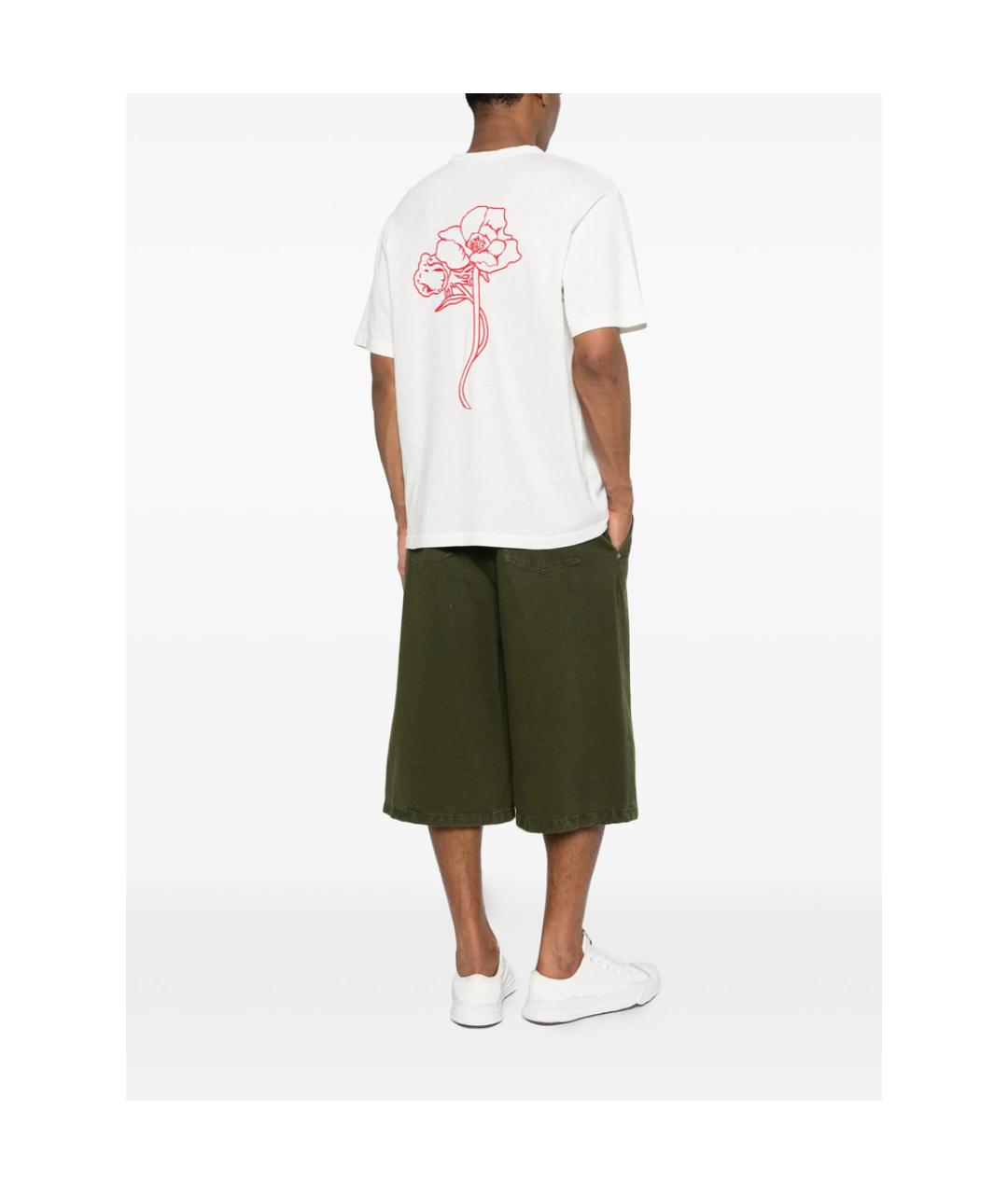 KENZO Белая хлопковая футболка, фото 3