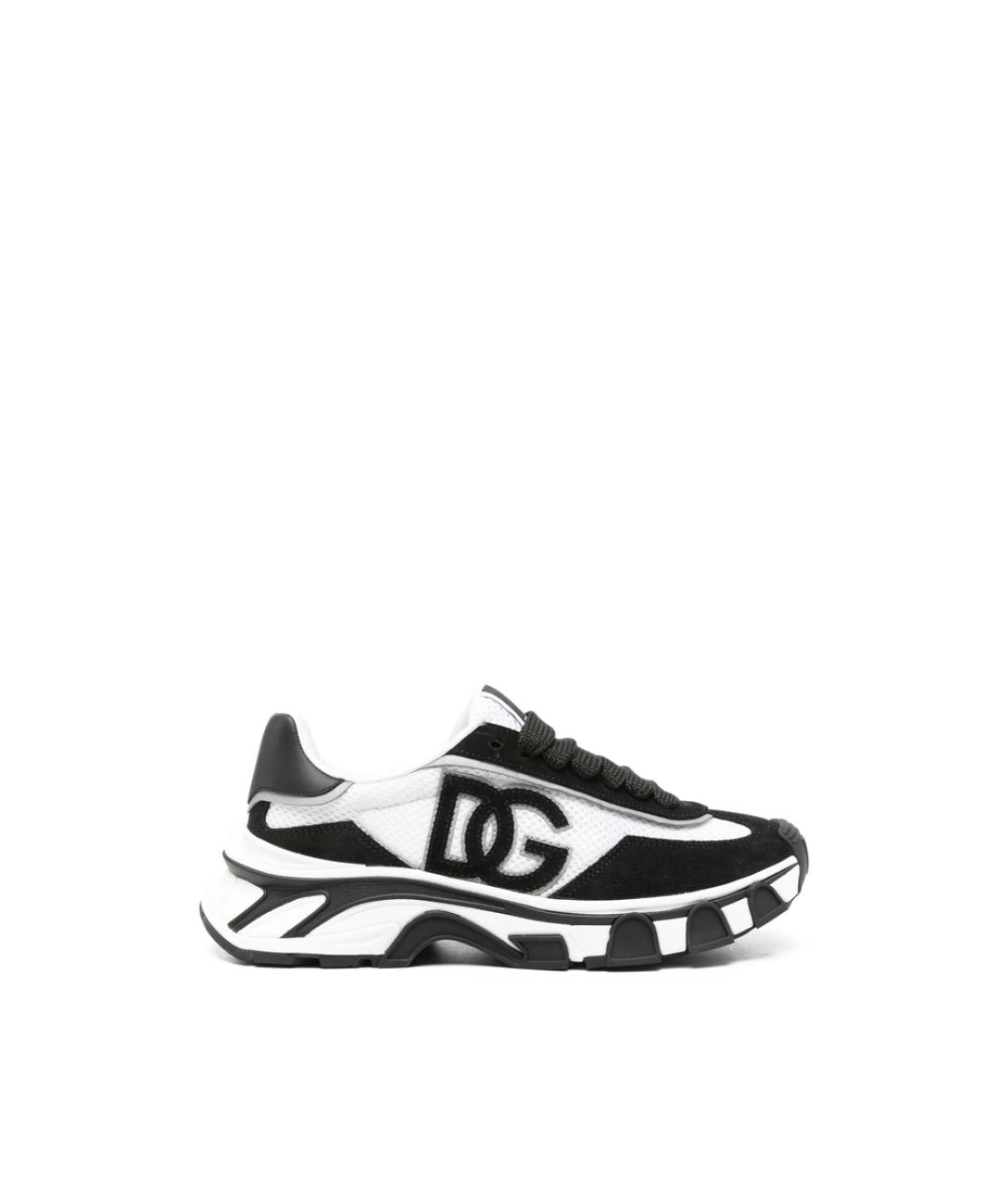 DOLCE&GABBANA Белые синтетические кроссовки, фото 1