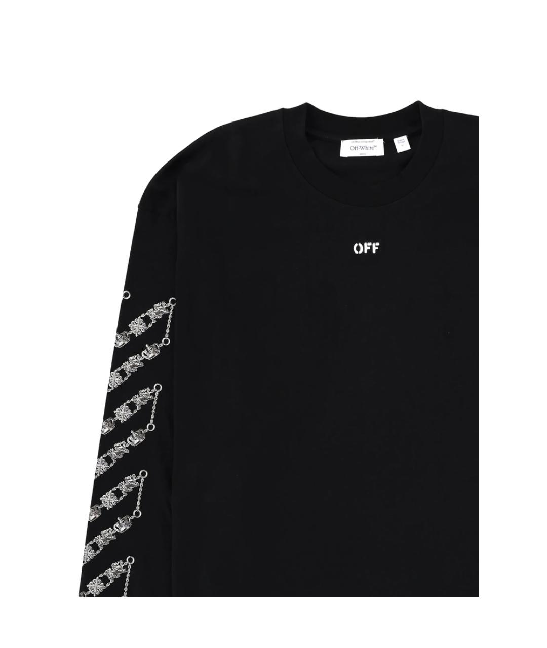OFF-WHITE Черная футболка, фото 2