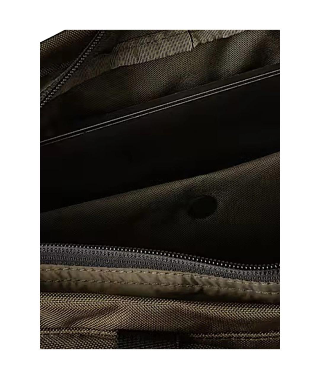 THE NORTH FACE Хаки тканевая сумка тоут, фото 2