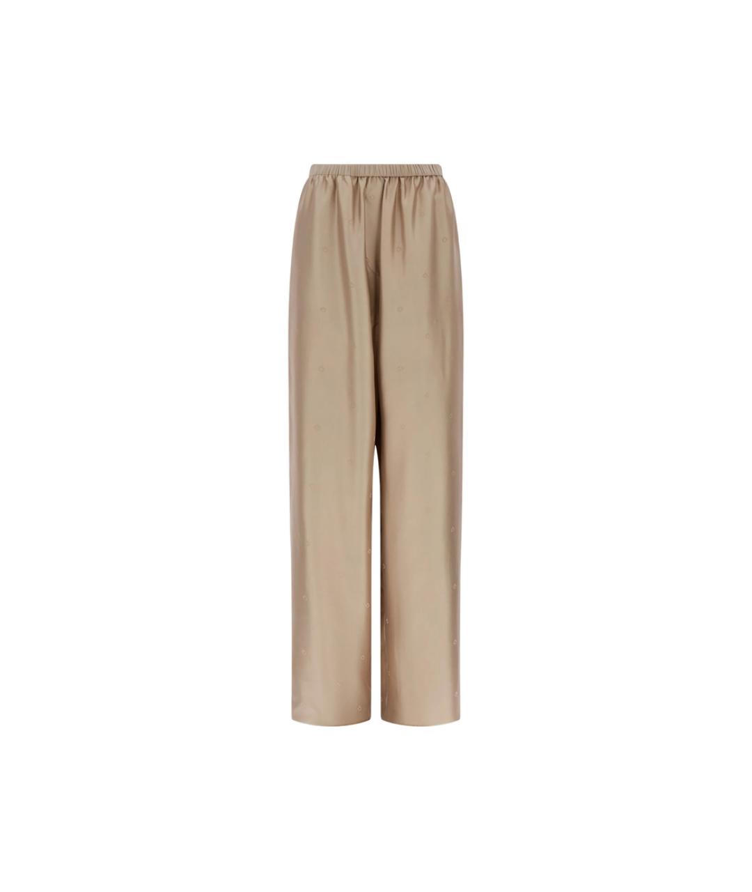 FERRAGAMO Шелковые прямые брюки, фото 1