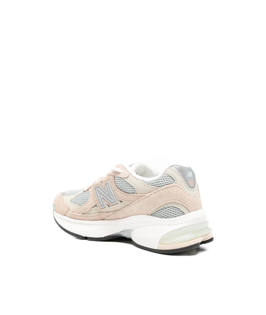 NEW BALANCE Серые замшевые низкие кроссовки / кеды, фото 2