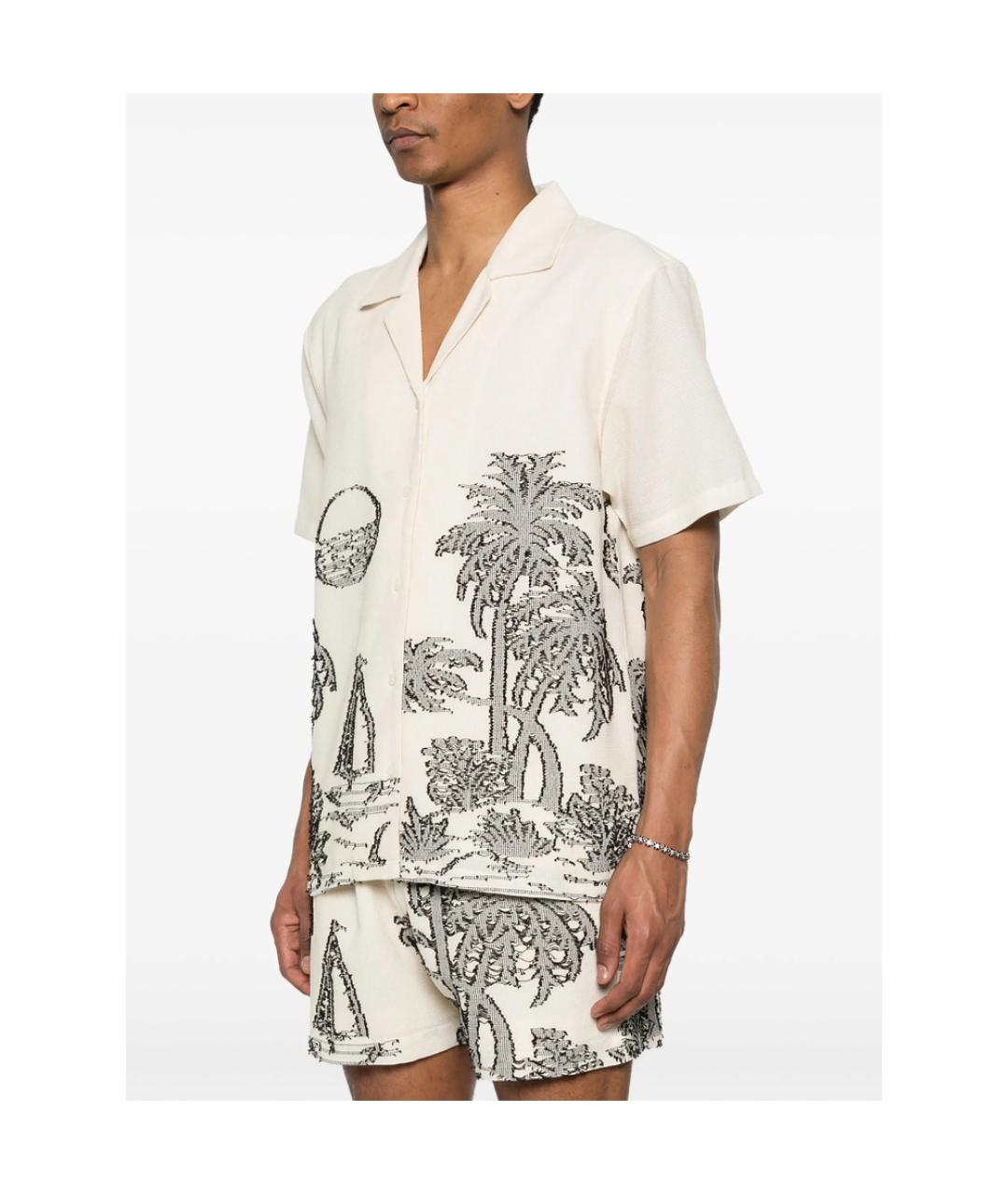 MAISON LABICHE Белая хлопковая классическая рубашка, фото 4