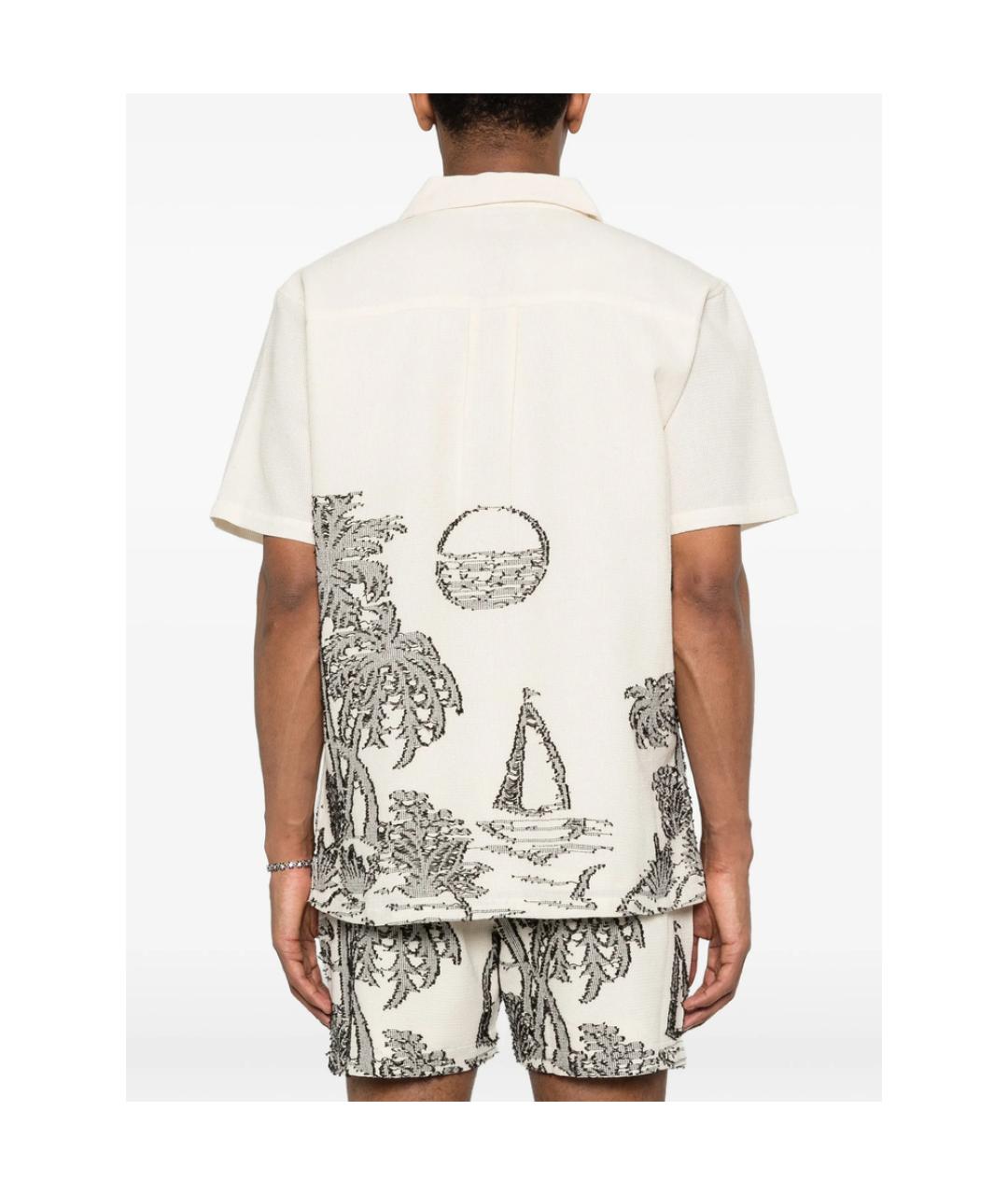 MAISON LABICHE Белая хлопковая классическая рубашка, фото 2