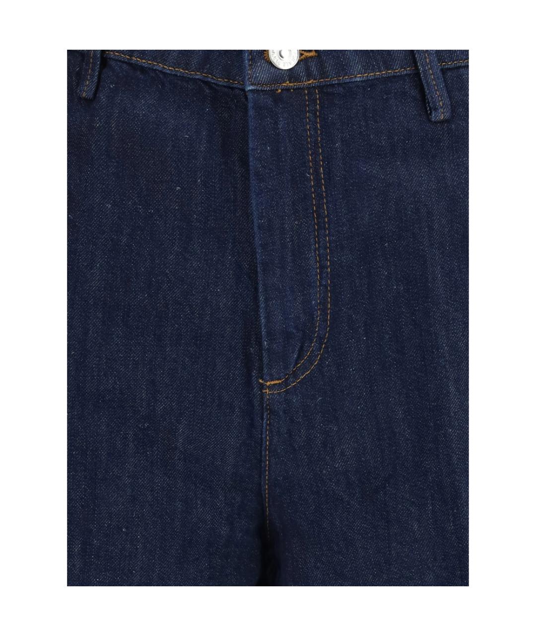7 FOR ALL MANKIND Синие хлопковые шорты, фото 3