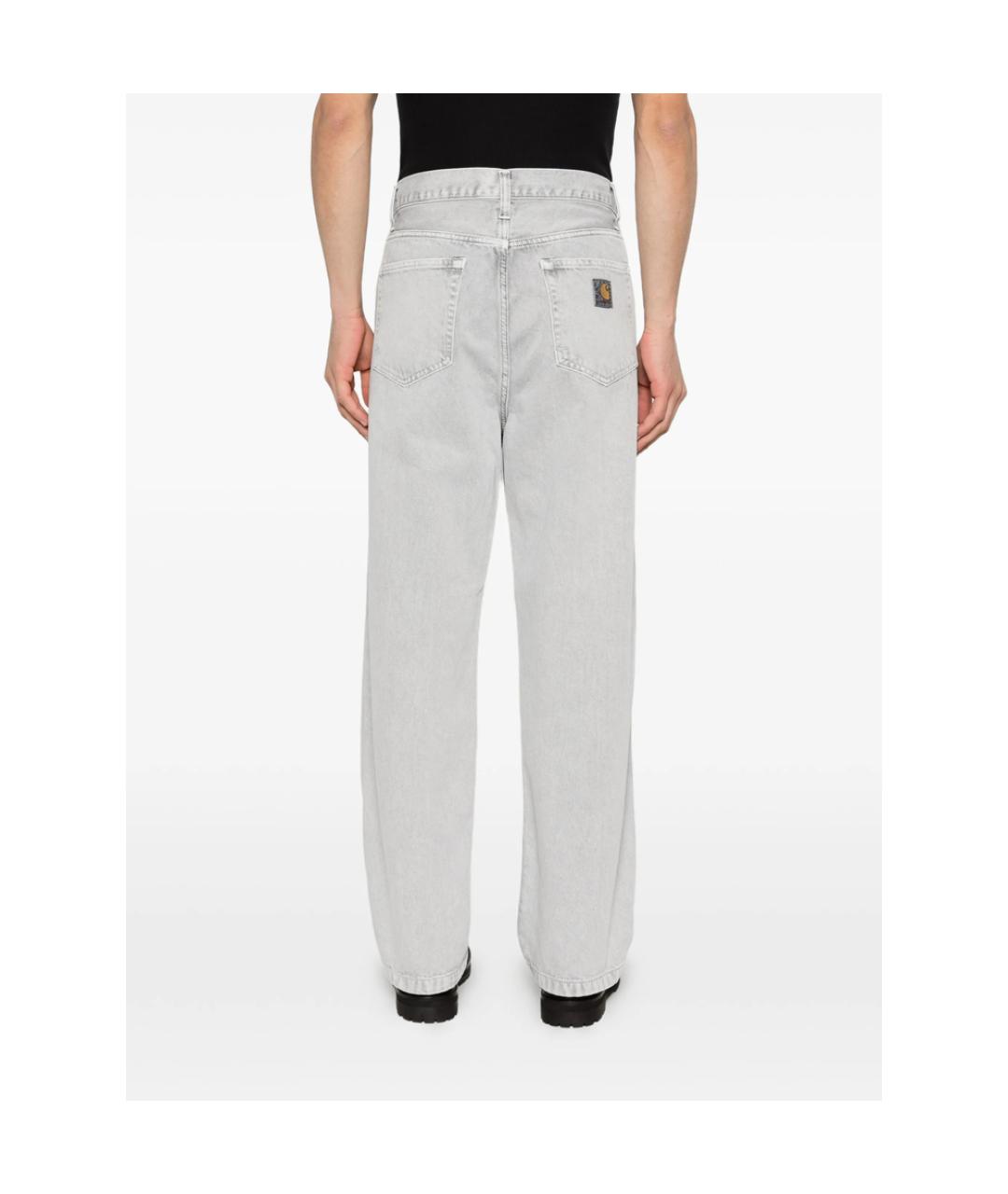 CARHARTT Серые хлопковые джинсы, фото 5