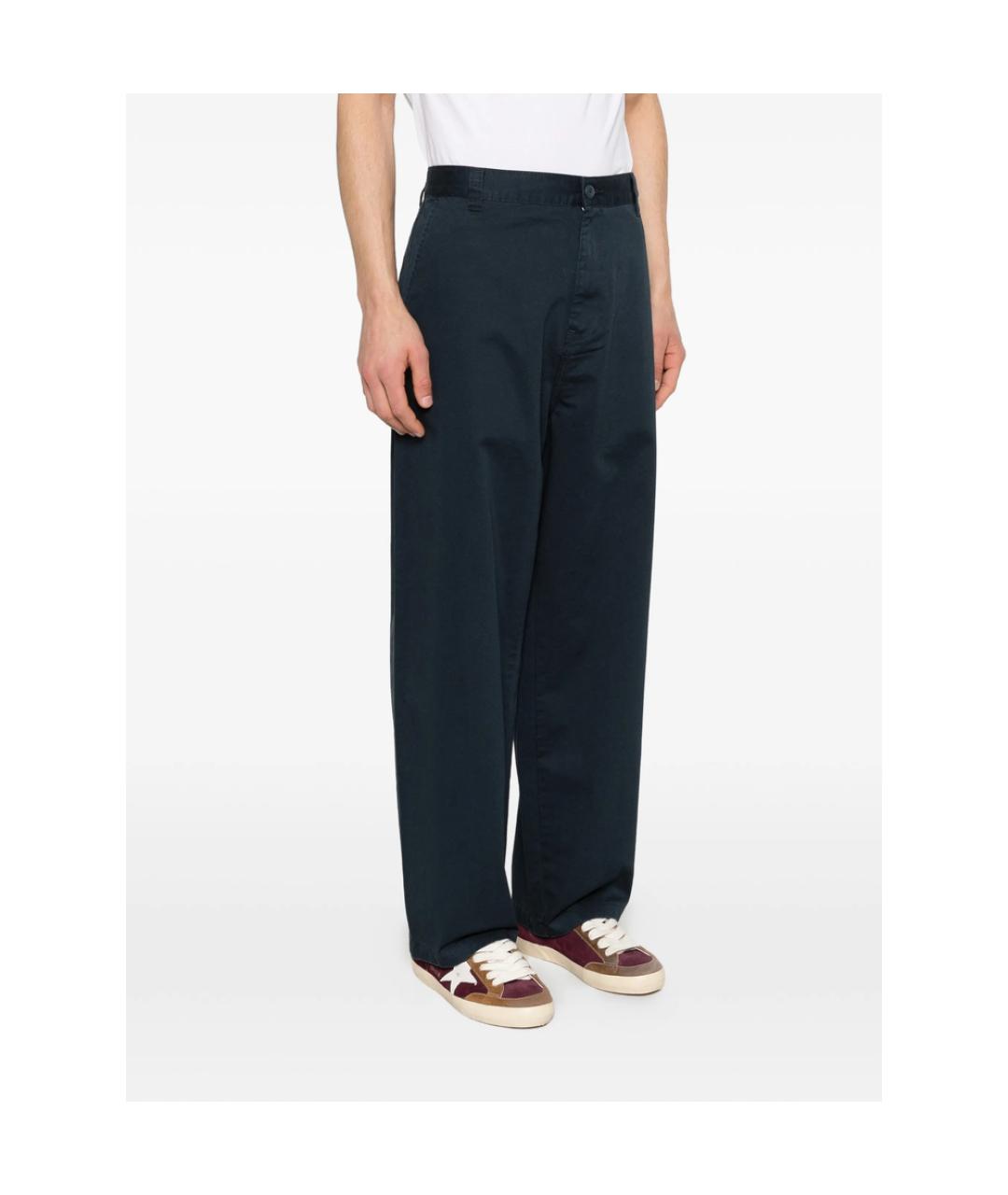 CARHARTT Синие хлопковые повседневные брюки, фото 4