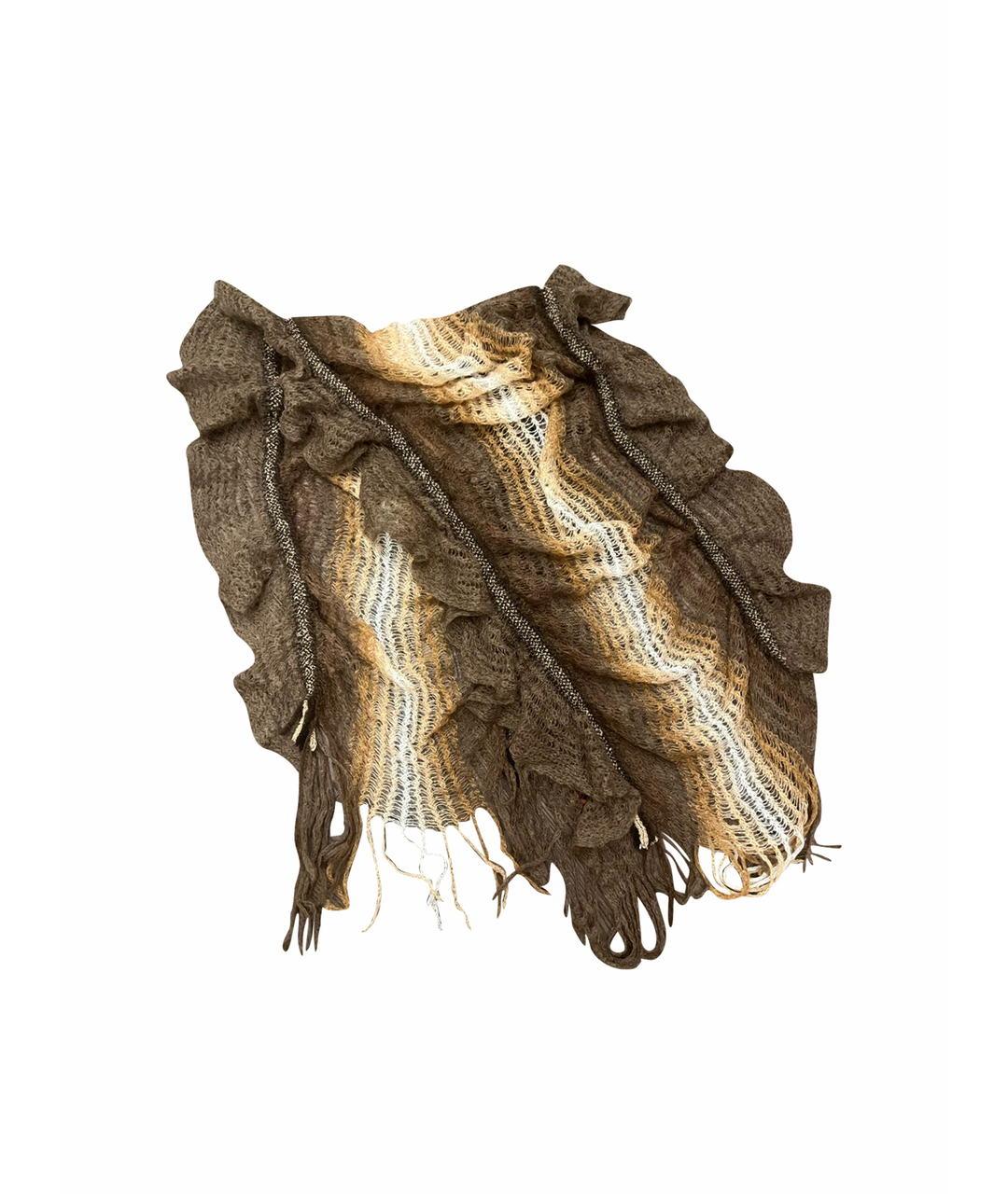 MISSONI Коричневый шарф, фото 1