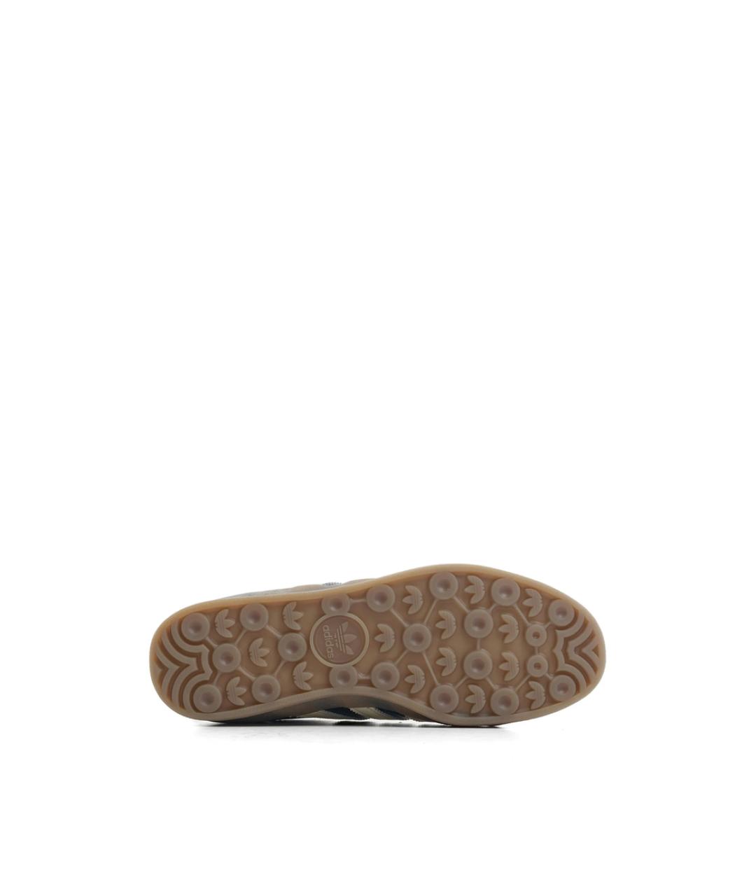 ADIDAS Черные кожаные низкие кроссовки / кеды, фото 3