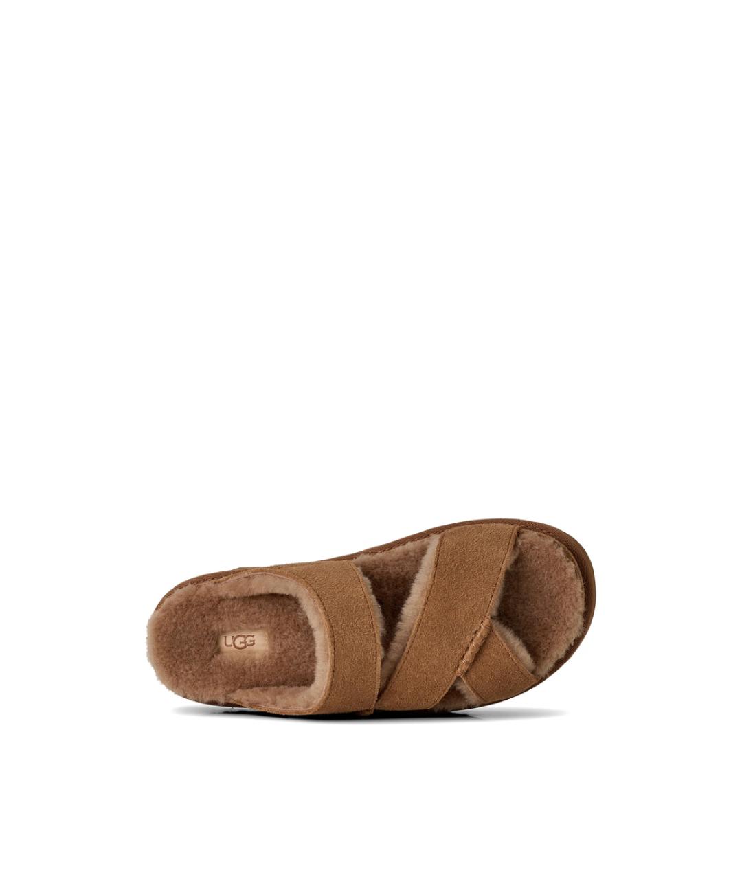 UGG Коричневые синтетические туфли, фото 4