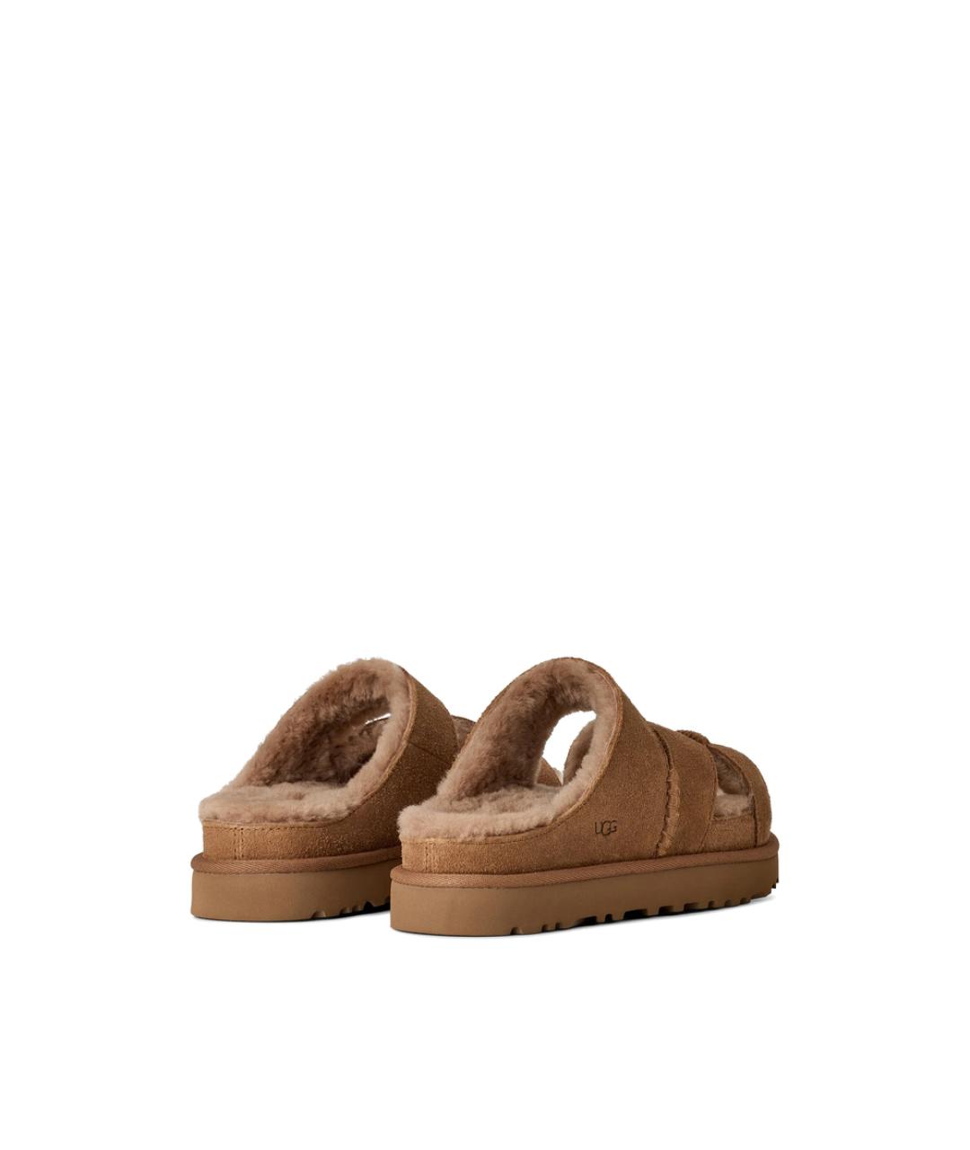 UGG Коричневые синтетические туфли, фото 2