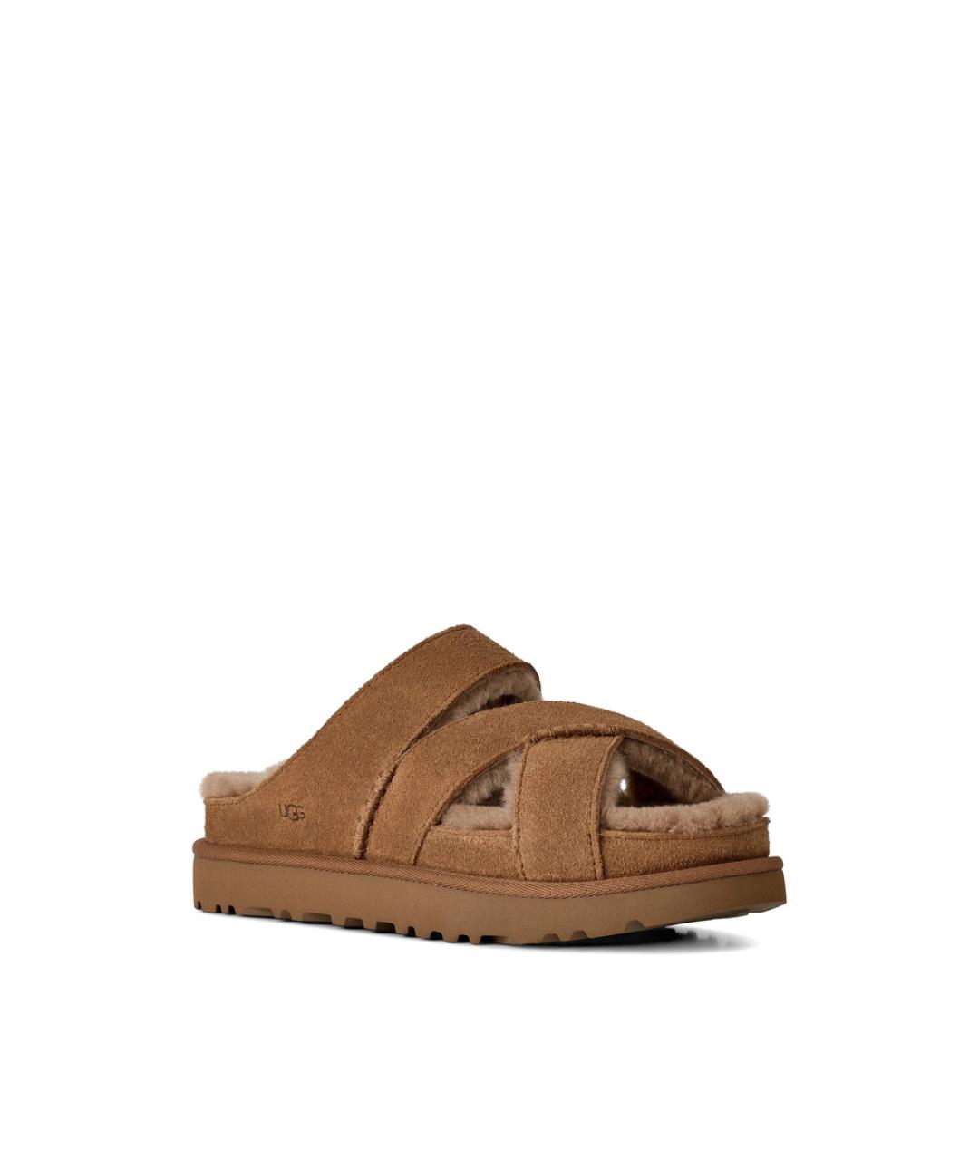 UGG Коричневые синтетические туфли, фото 3