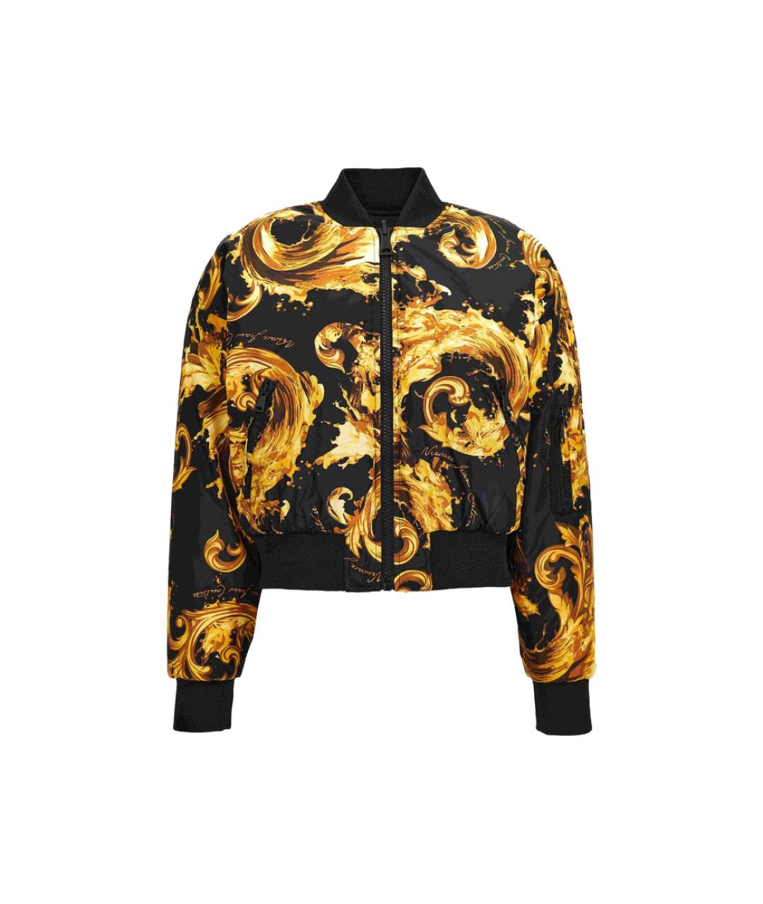 VERSACE JEANS COUTURE Черная полиамидовая куртка, фото 1