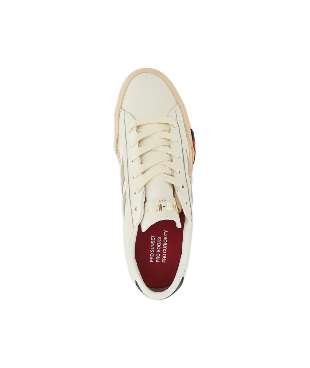PRO-KEDS Бежевые кожаные низкие кроссовки / кеды, фото 4