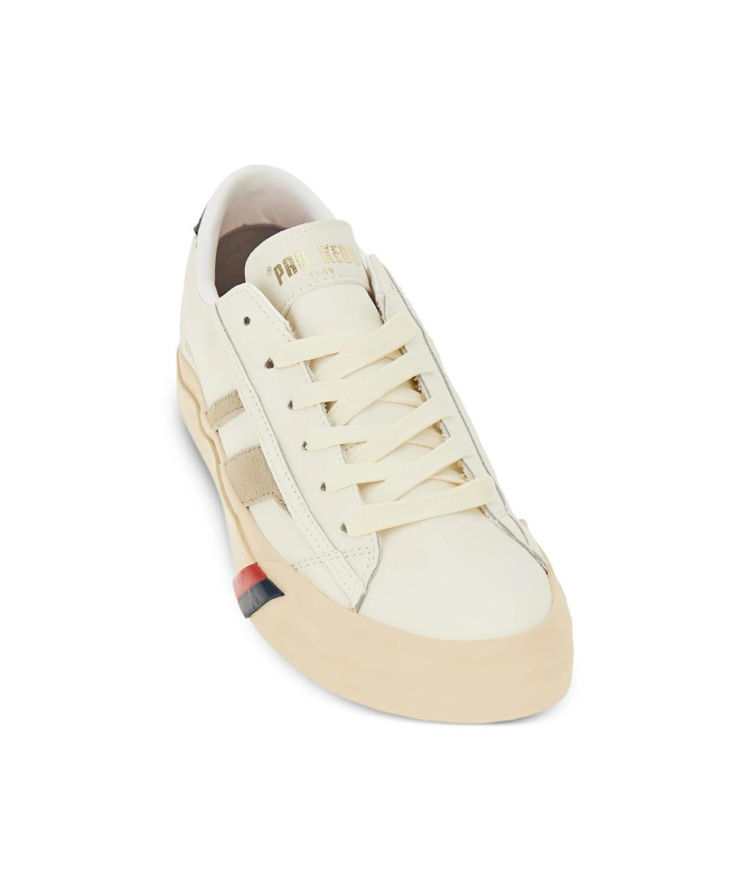 PRO-KEDS Бежевые кожаные низкие кроссовки / кеды, фото 3