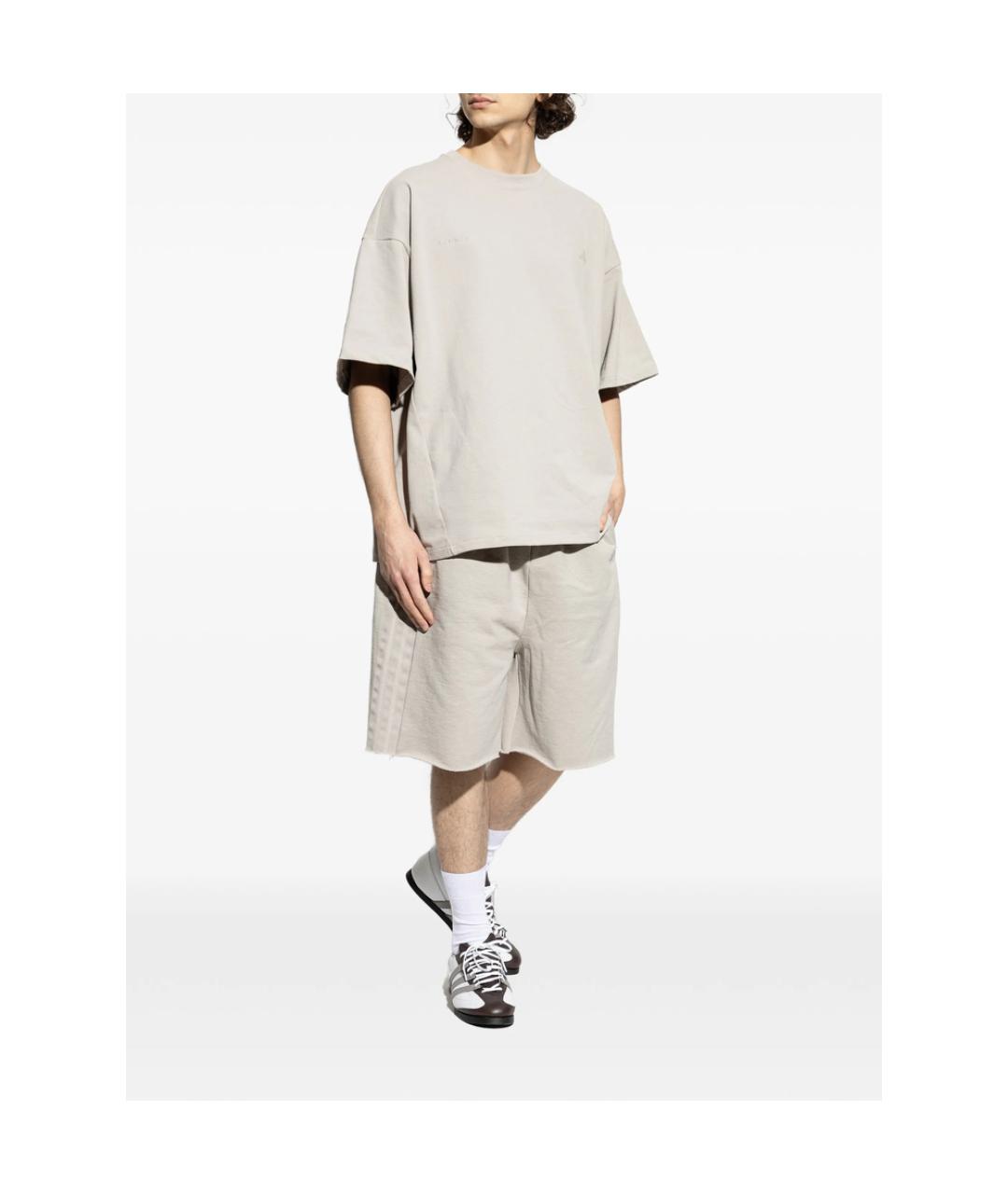 ADIDAS Серые хлопковые шорты, фото 4