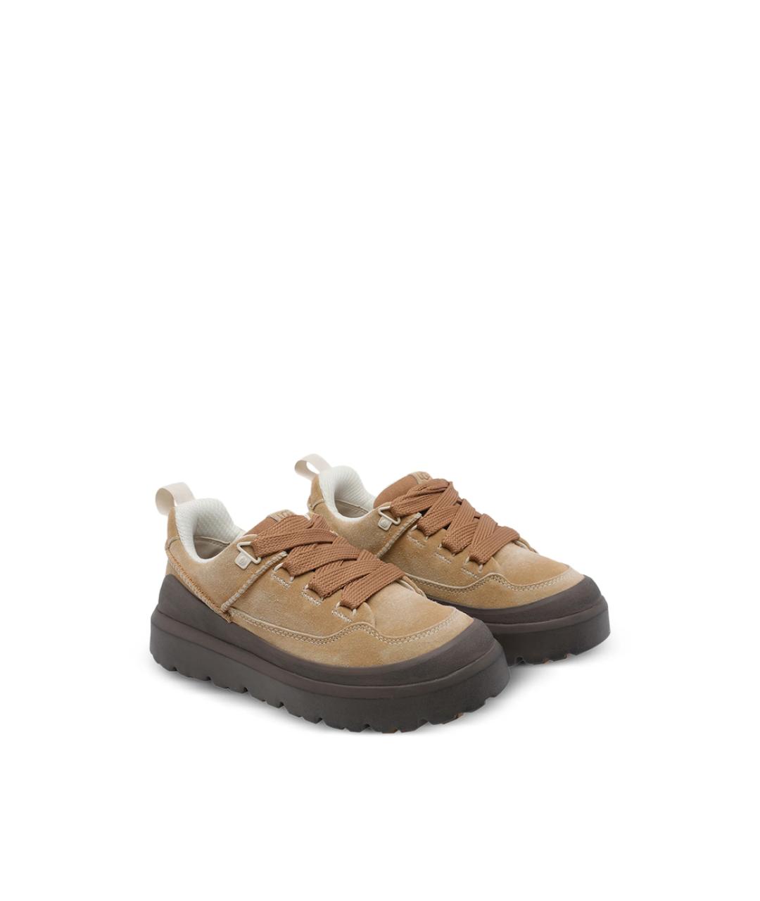 UGG Коричневые низкие кроссовки / кеды, фото 3