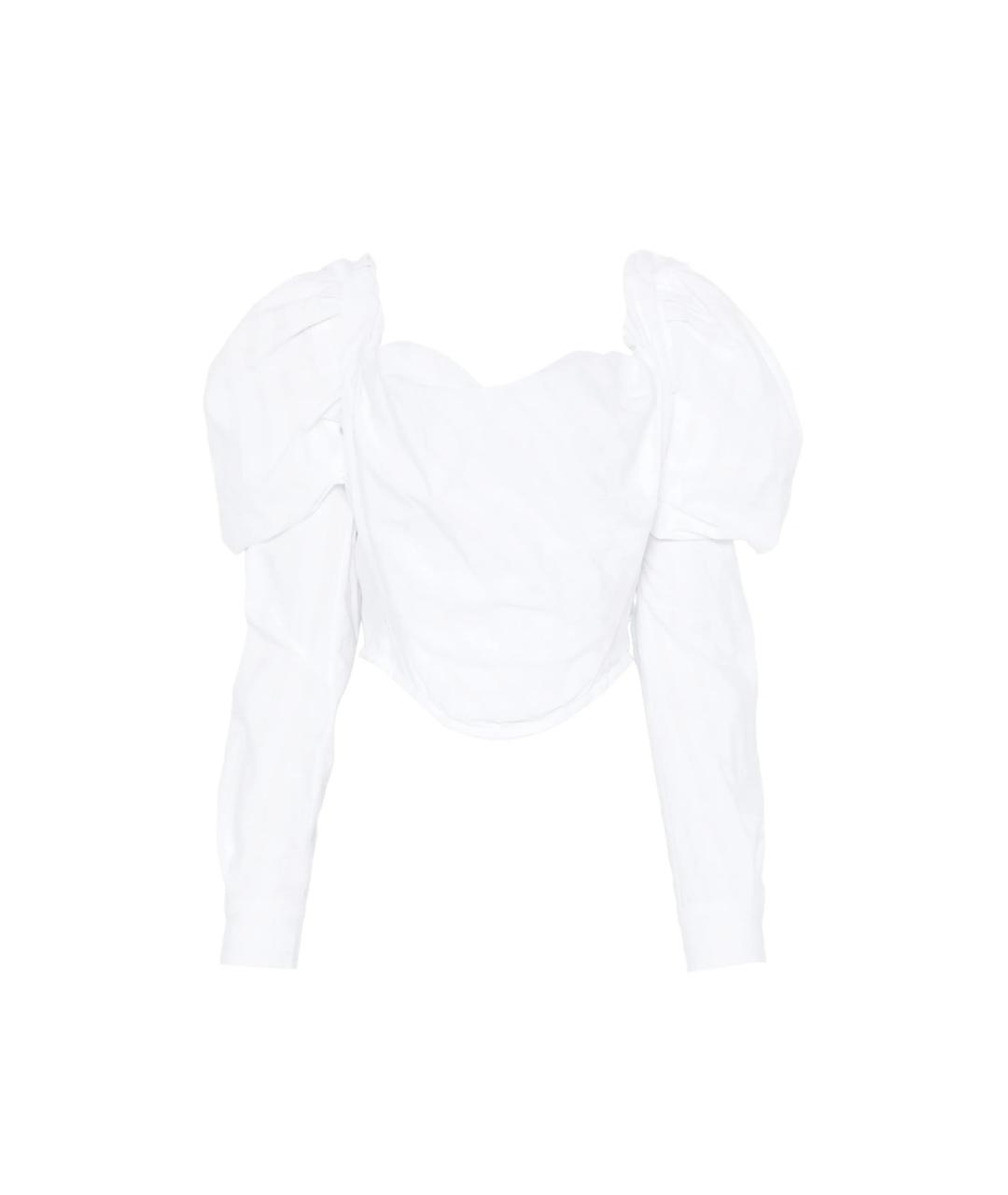 VIVIENNE WESTWOOD Белая хлопковая блузы, фото 1