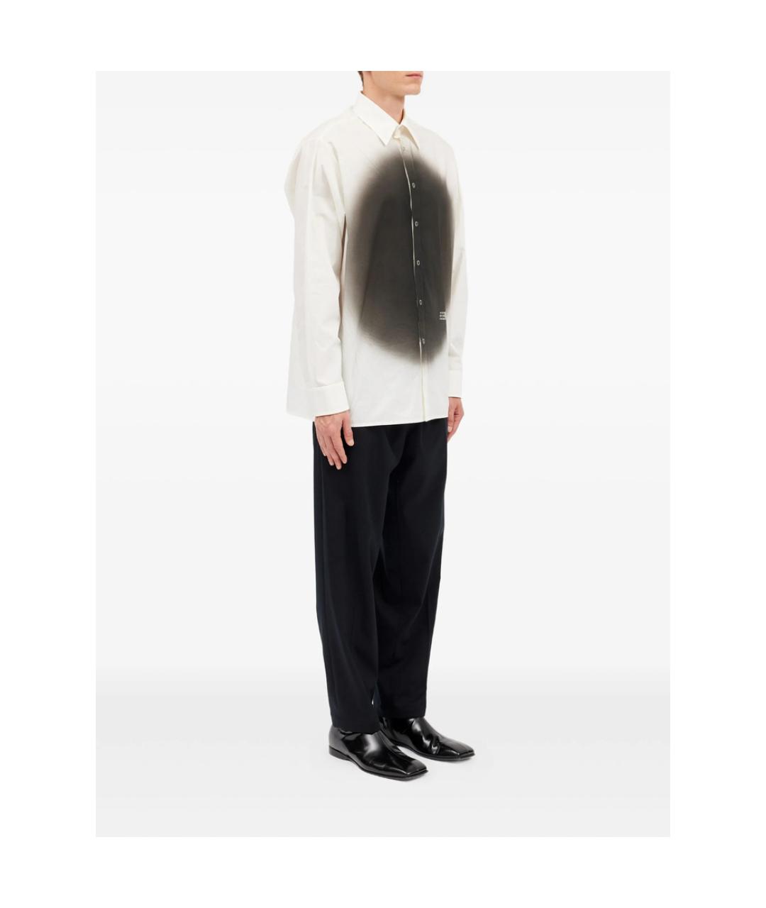 MM6 MAISON MARGIELA Белая хлопковая классическая рубашка, фото 2