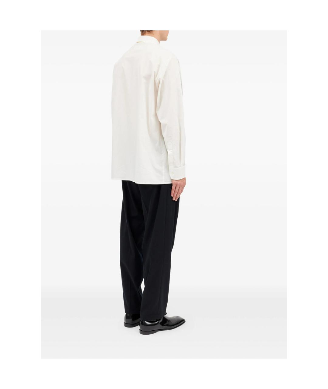 MM6 MAISON MARGIELA Белая хлопковая классическая рубашка, фото 3