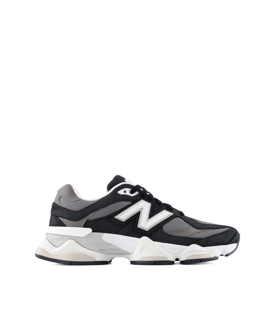 NEW BALANCE Черные замшевые низкие кроссовки / кеды, фото 1