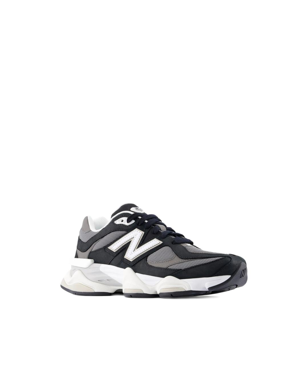 NEW BALANCE Черные замшевые низкие кроссовки / кеды, фото 3