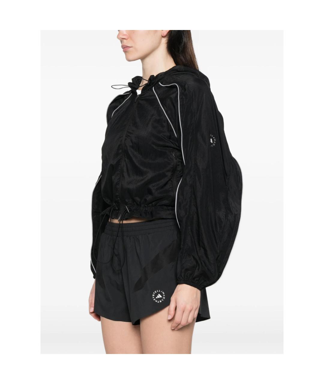 ADIDAS BY STELLA MCCARTNEY Черная полиамидовая куртка, фото 2
