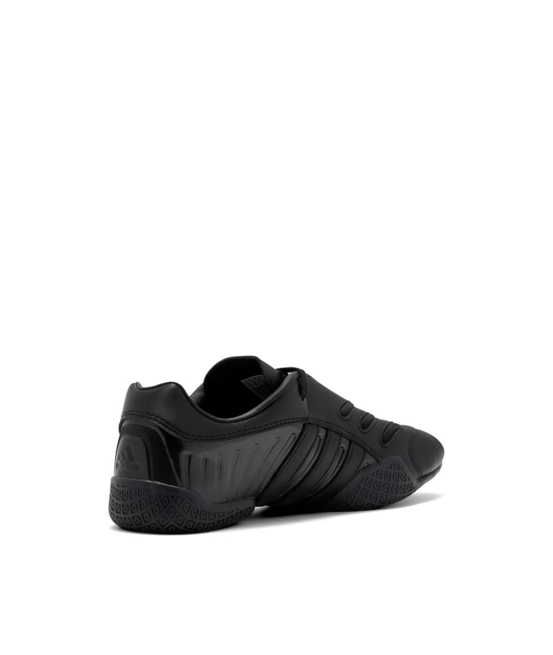ADIDAS Черные кожаные кроссовки, фото 2
