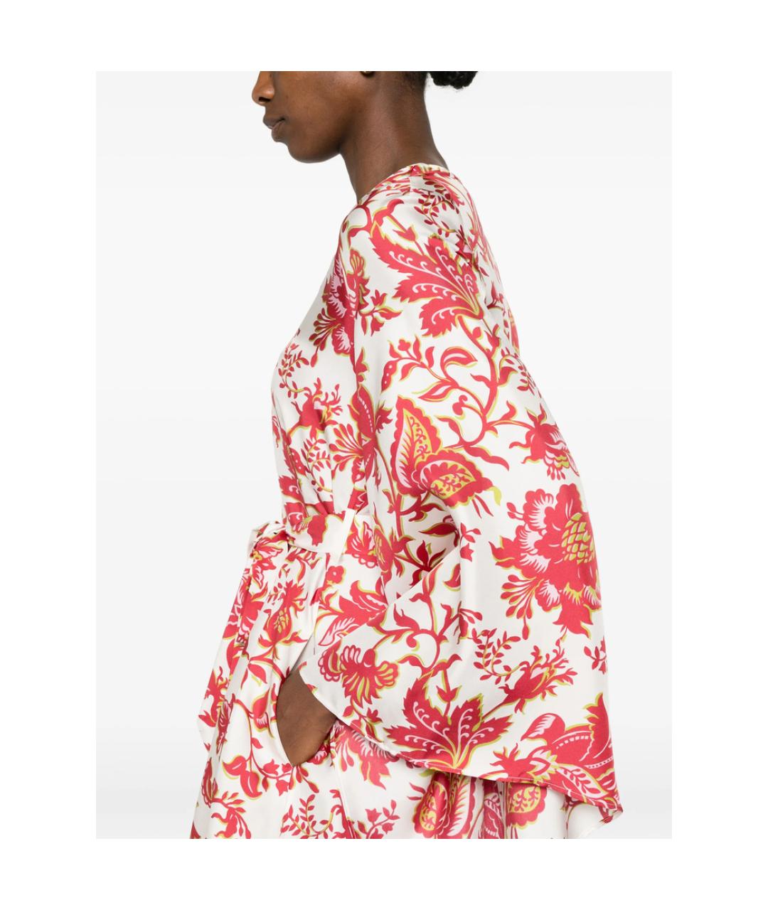 ETRO Мульти шелковое повседневное платье, фото 3