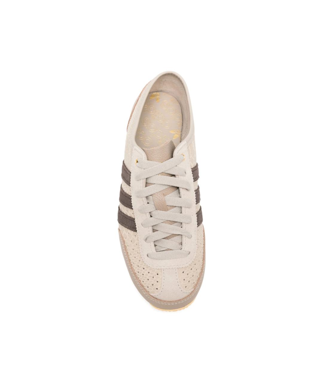ADIDAS Бежевые замшевые кроссовки, фото 3