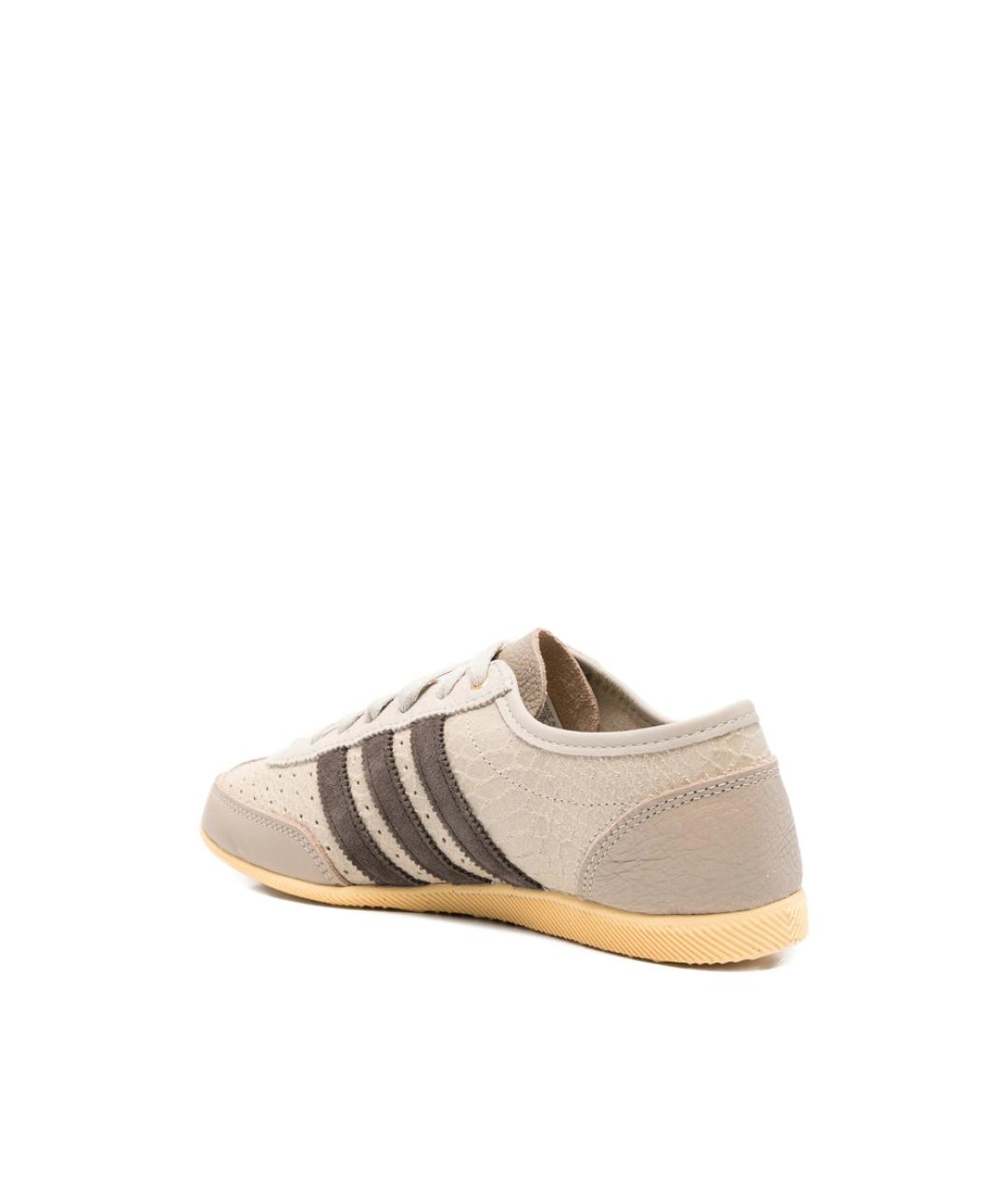 ADIDAS Бежевые замшевые кроссовки, фото 2