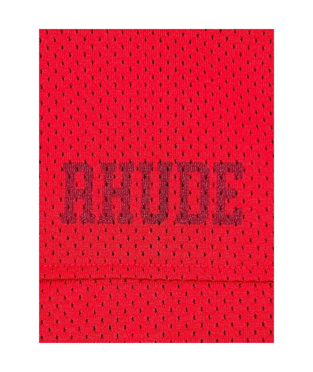 RHUDE Красная синтетическая футболка, фото 4